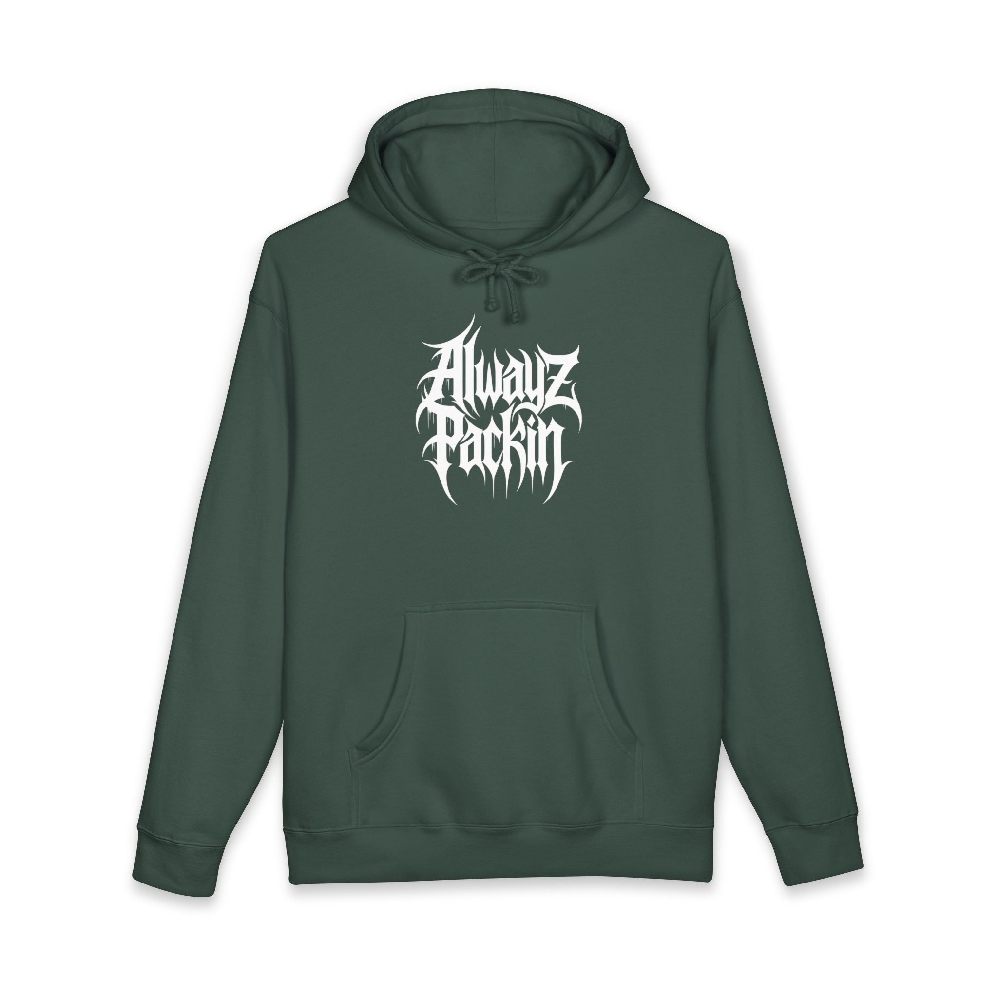 Alwayz Packin Front/ Skull and Guns back