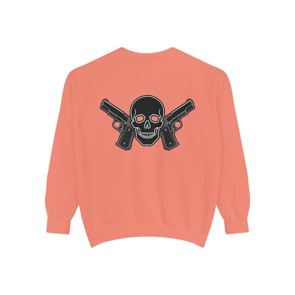 Alwayz Packin Front/ Skull and Guns Back Sweatshirt