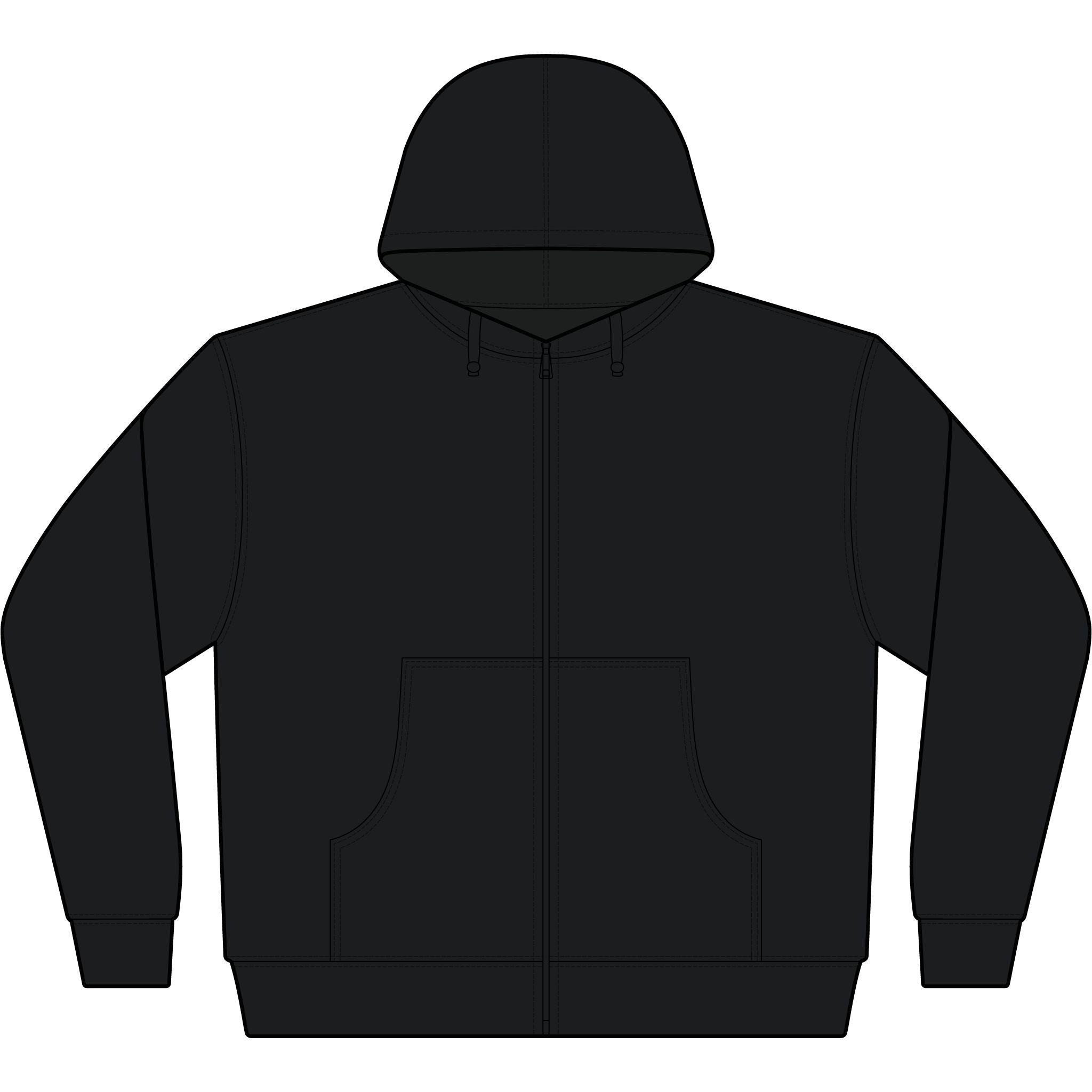 Alwayz Packin Men's Sherpa-Lined Full-Zip Hooded Sweatshirt