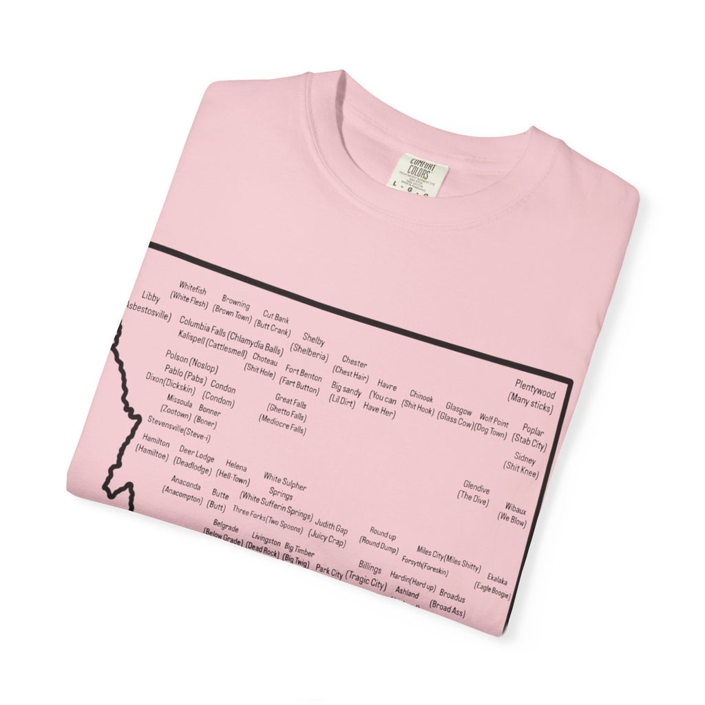 Montana Towns and Nicknames T-Shirt