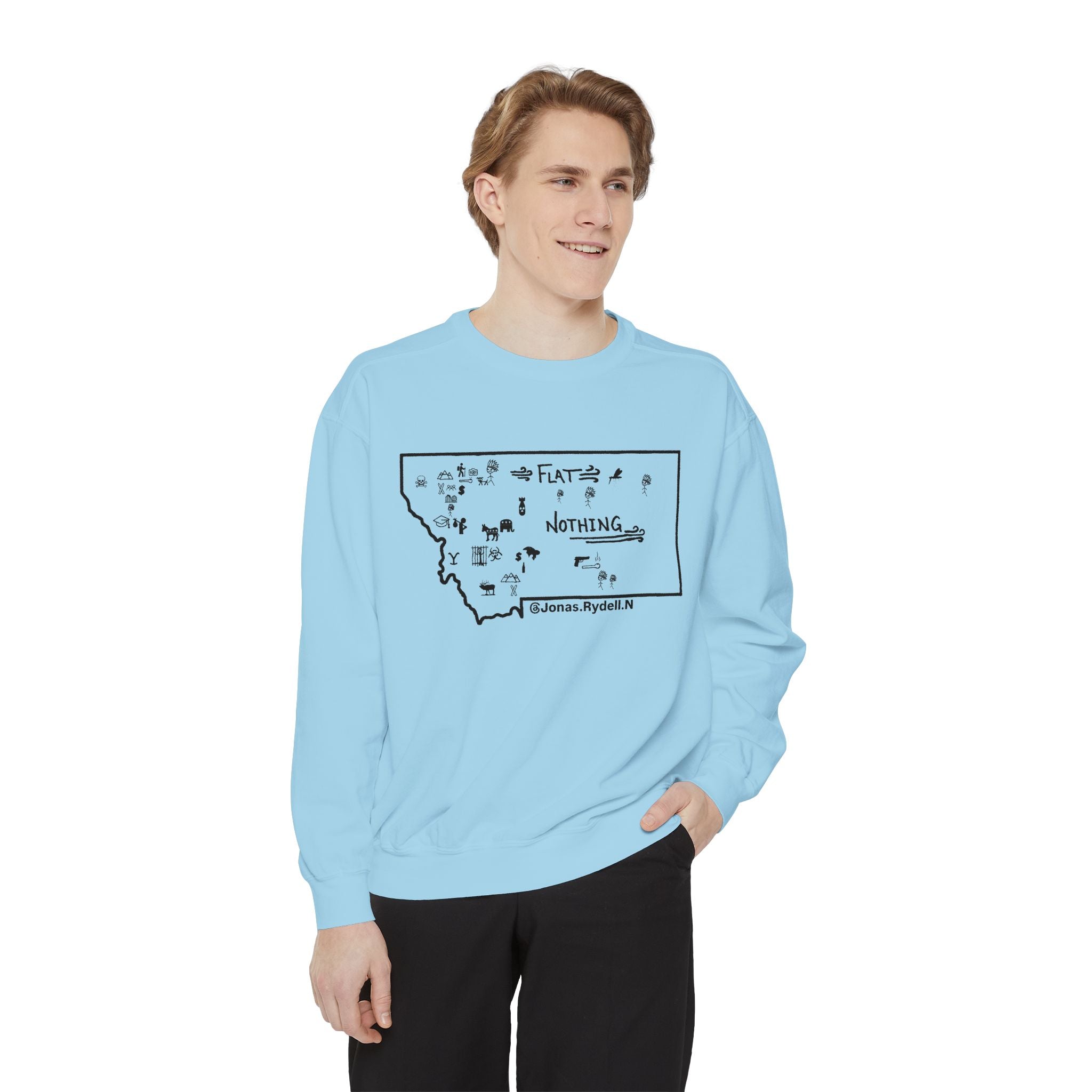 Original Montana Map Sweatshirt