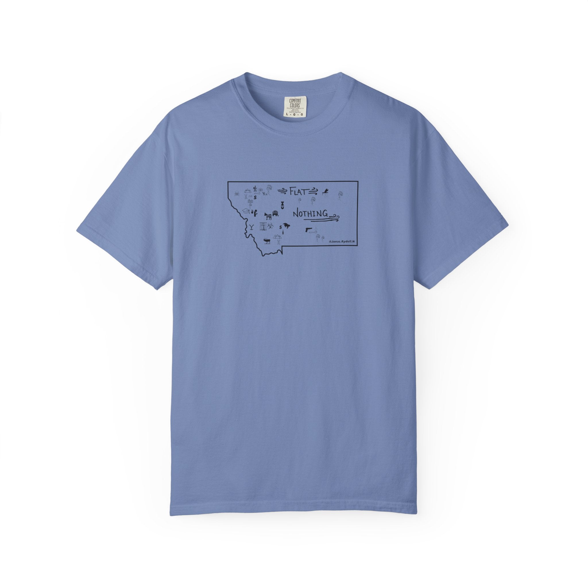 Montana Map in the Front and Alwayz Packin in the Back!  Best Seller