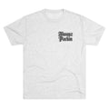Tri-Blend Alwayz Packin front Rocker in the back old English