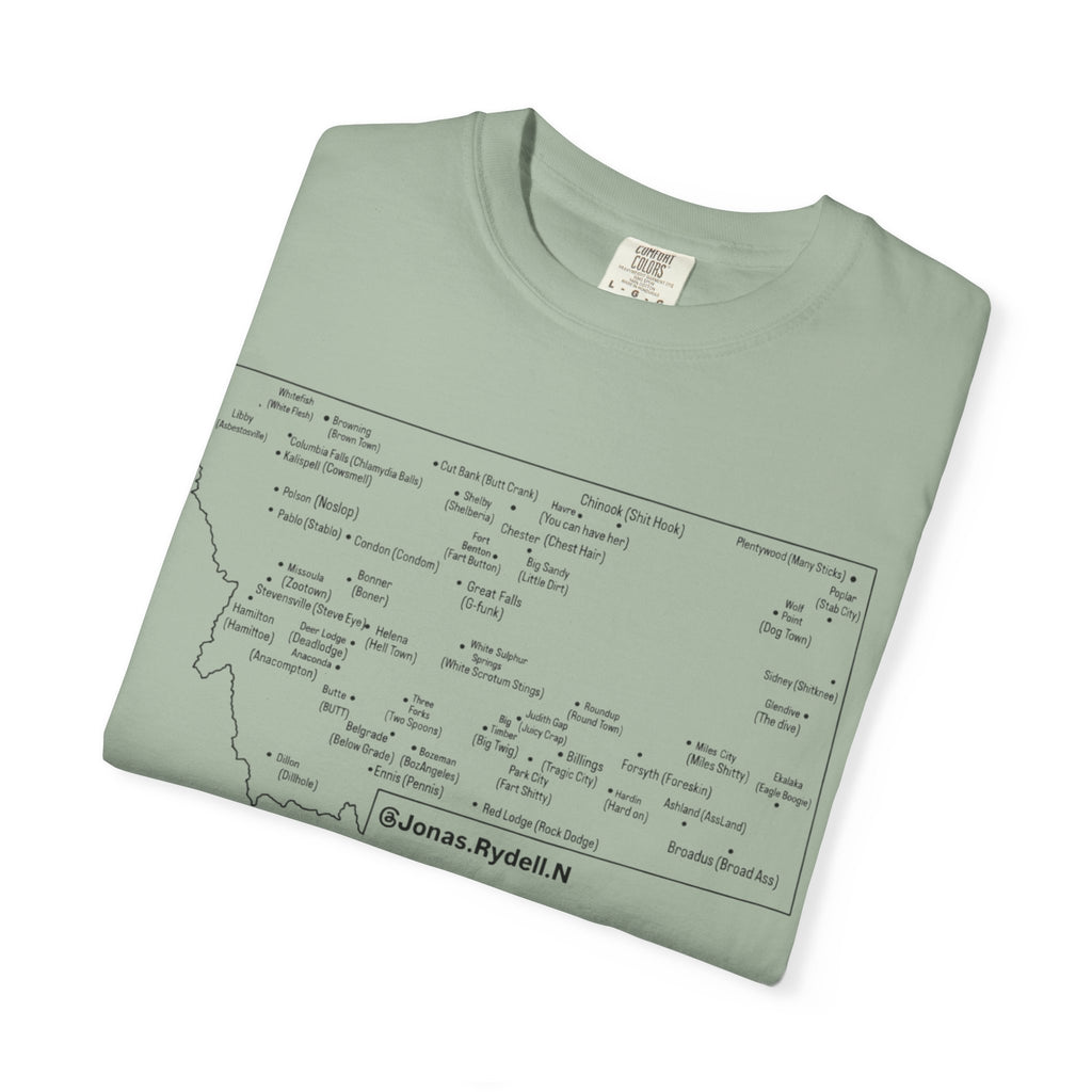 Montana Towns and Nicknames T-Shirt