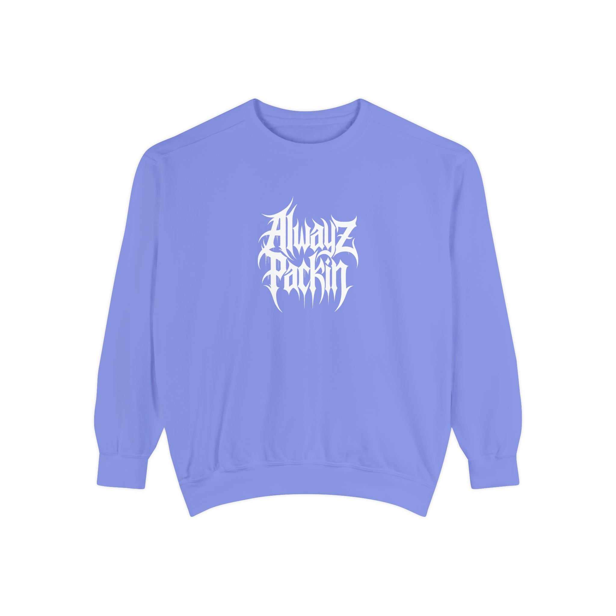 Alwayz Packin Front/ Skull Guns Back Sweatshirt