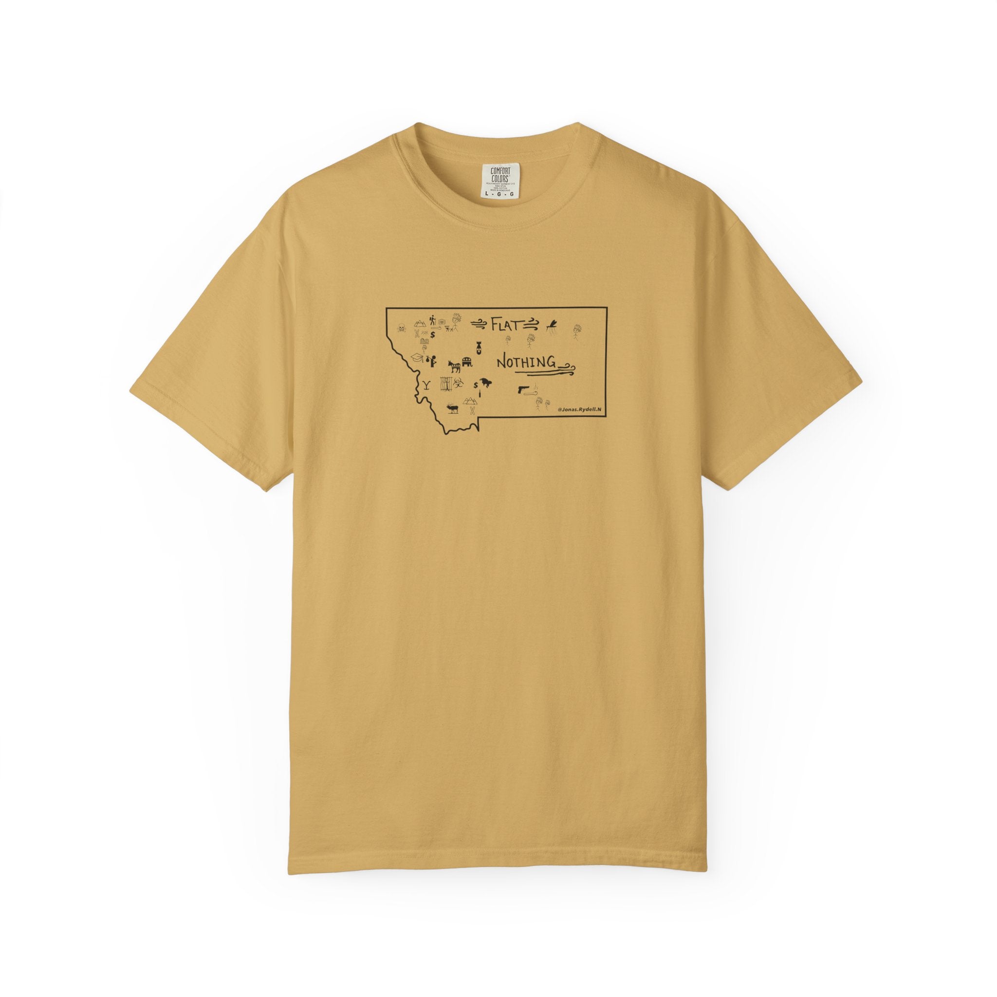 Montana Map in the Front and Alwayz Packin in the Back!  Best Seller