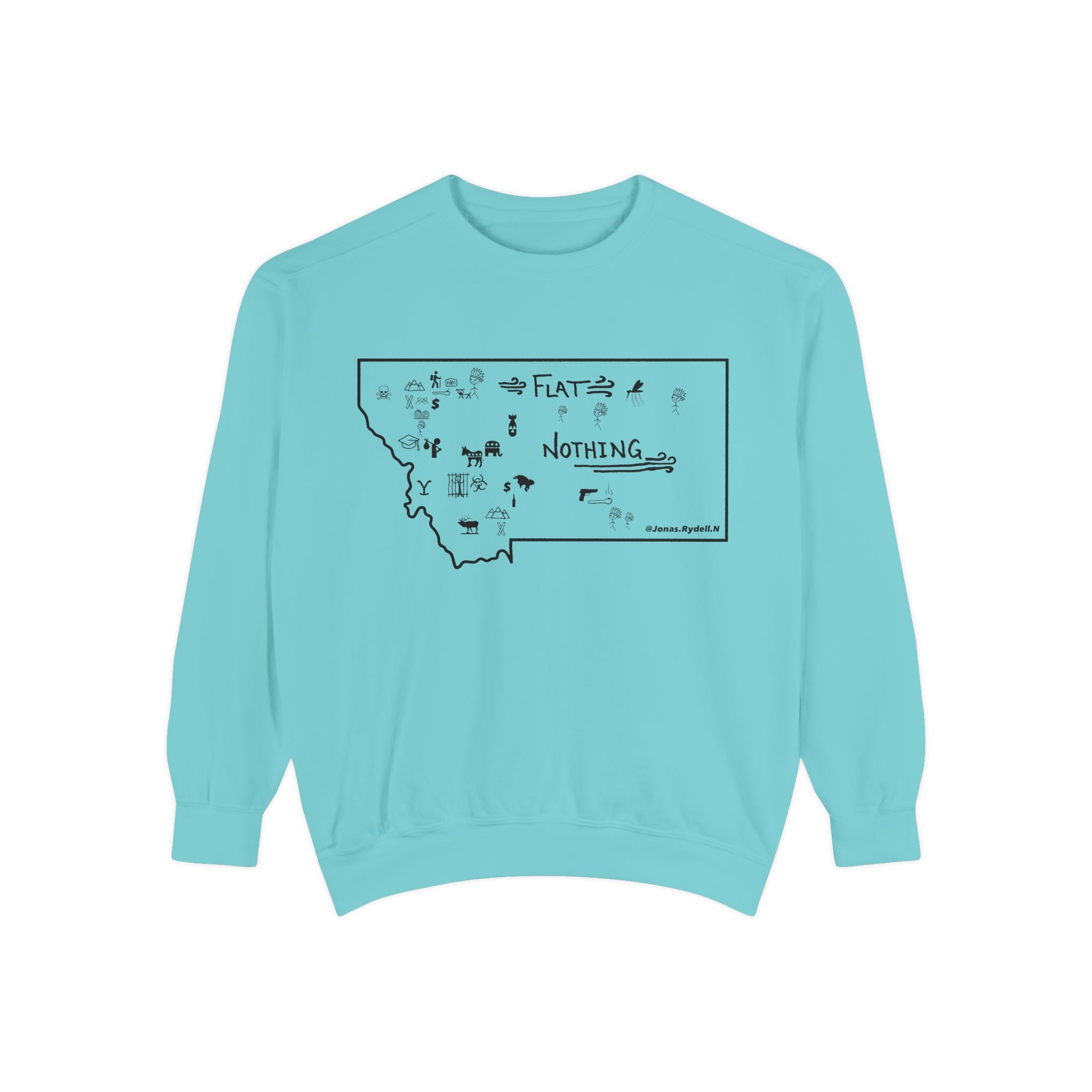 Original Montana Map Sweatshirt
