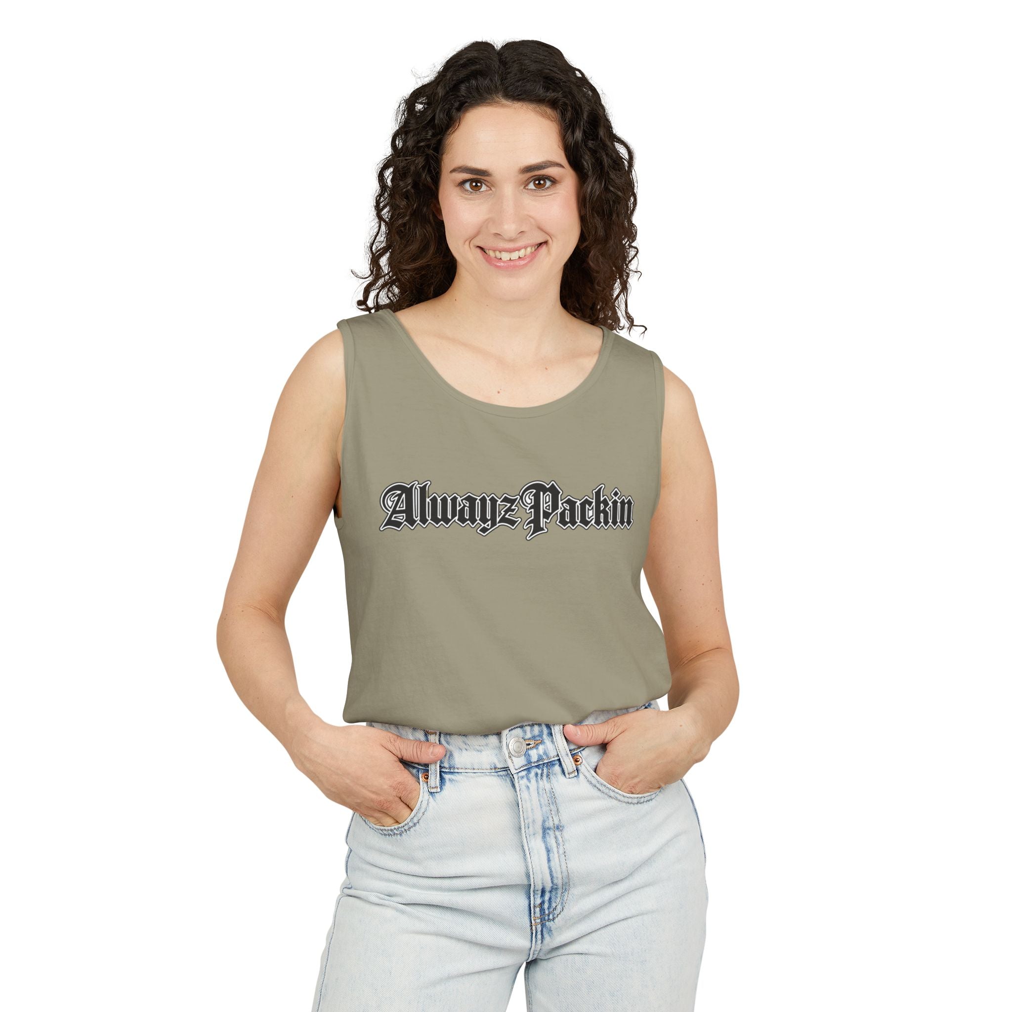 Alwayz Packin Front/ Skull Rocker Back