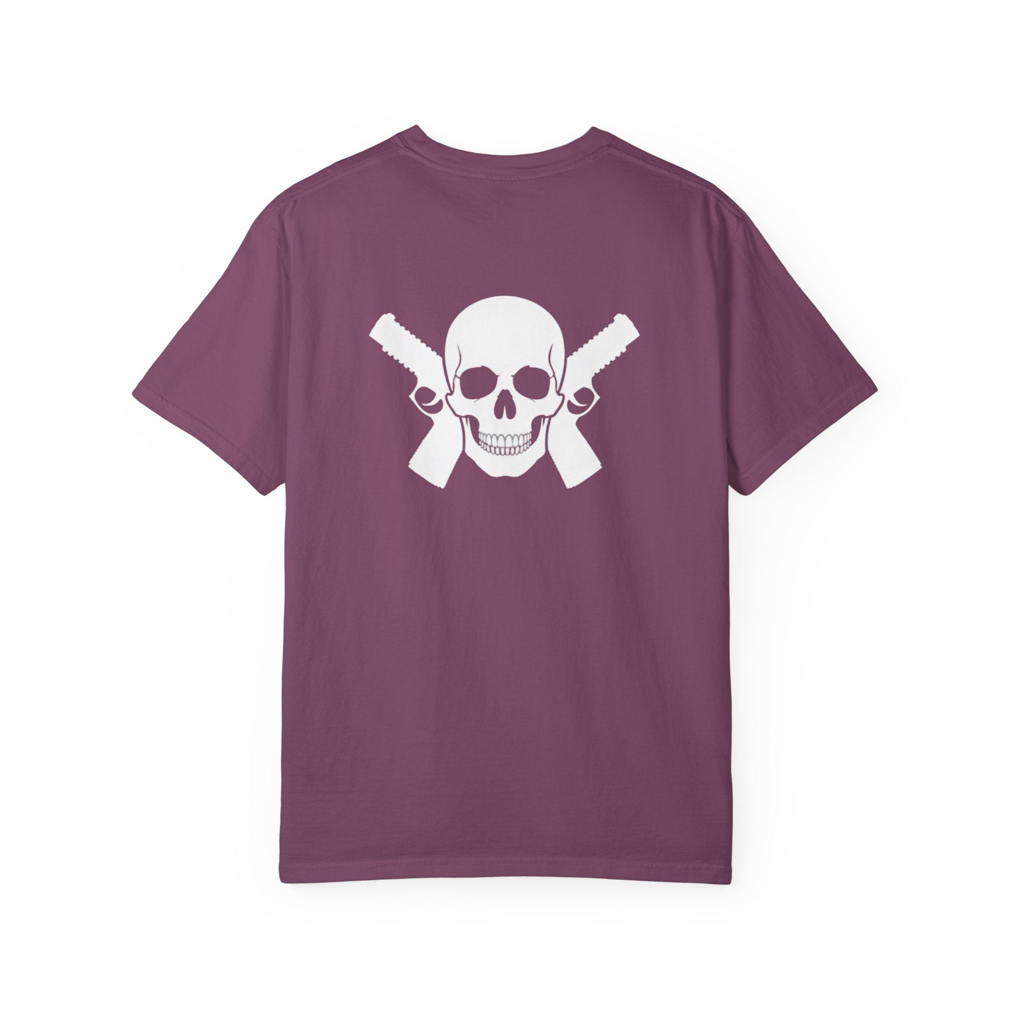 Alwayz Packin Metal Print Front/ Skull and Bones in back