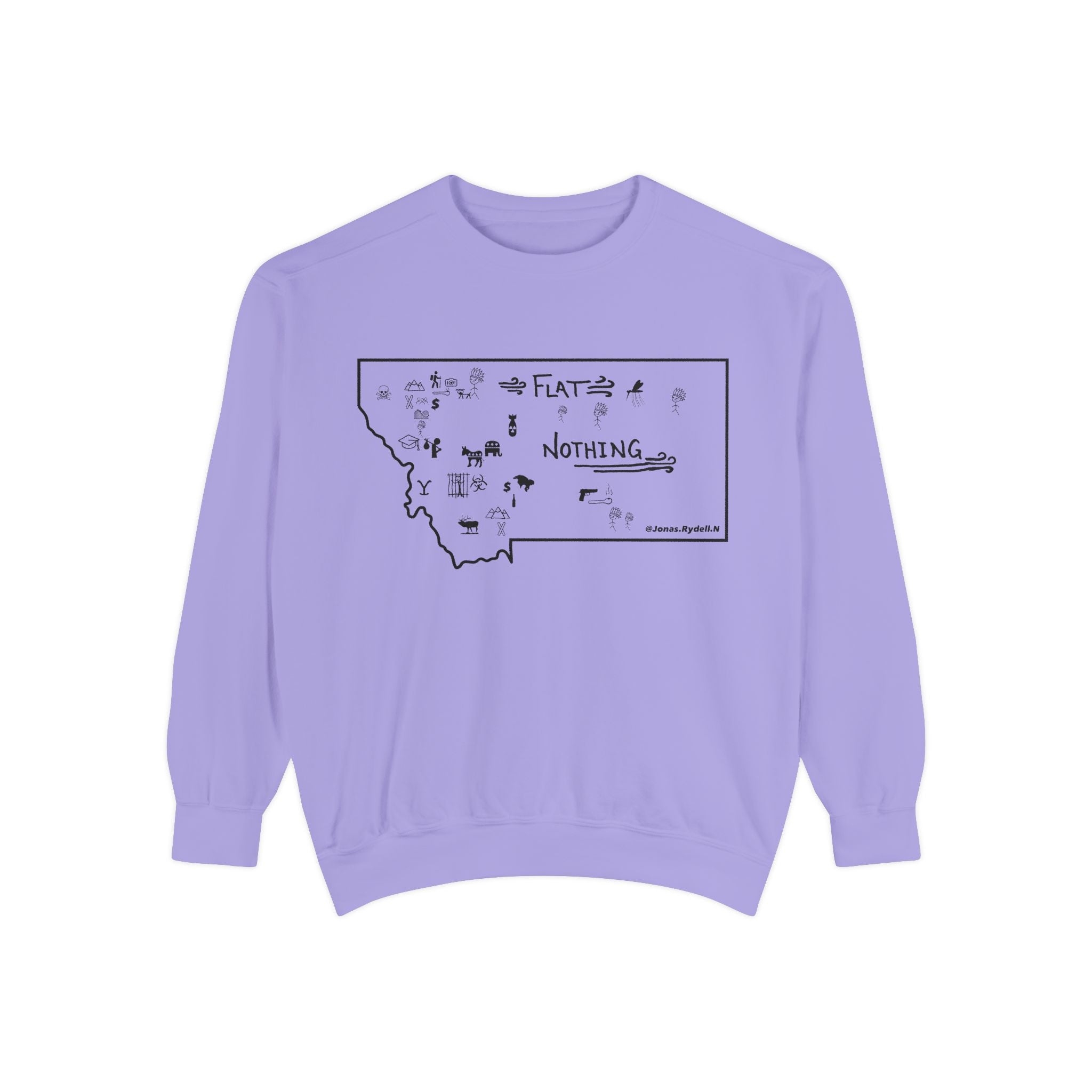 Original Montana Map Sweatshirt
