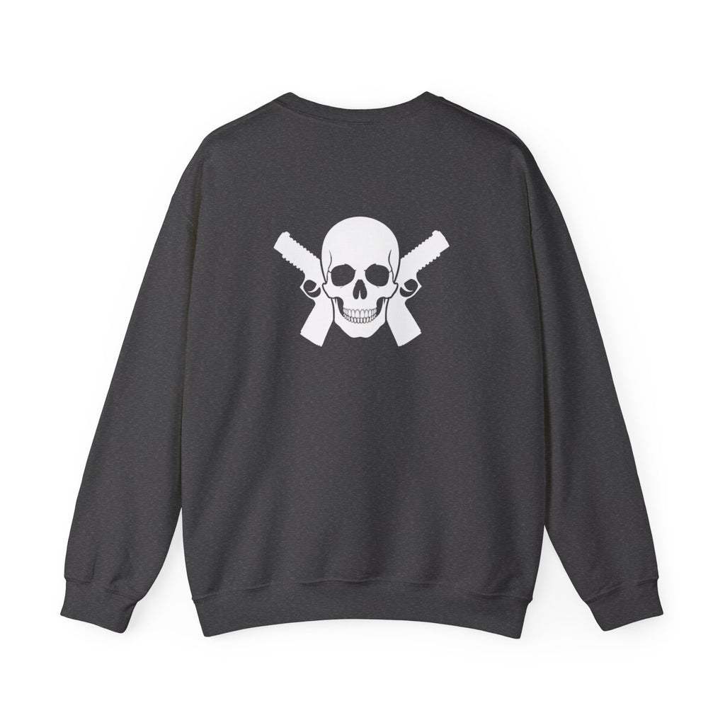 "Alwayz Packin" Front with Skull & Crossed Pistols Back