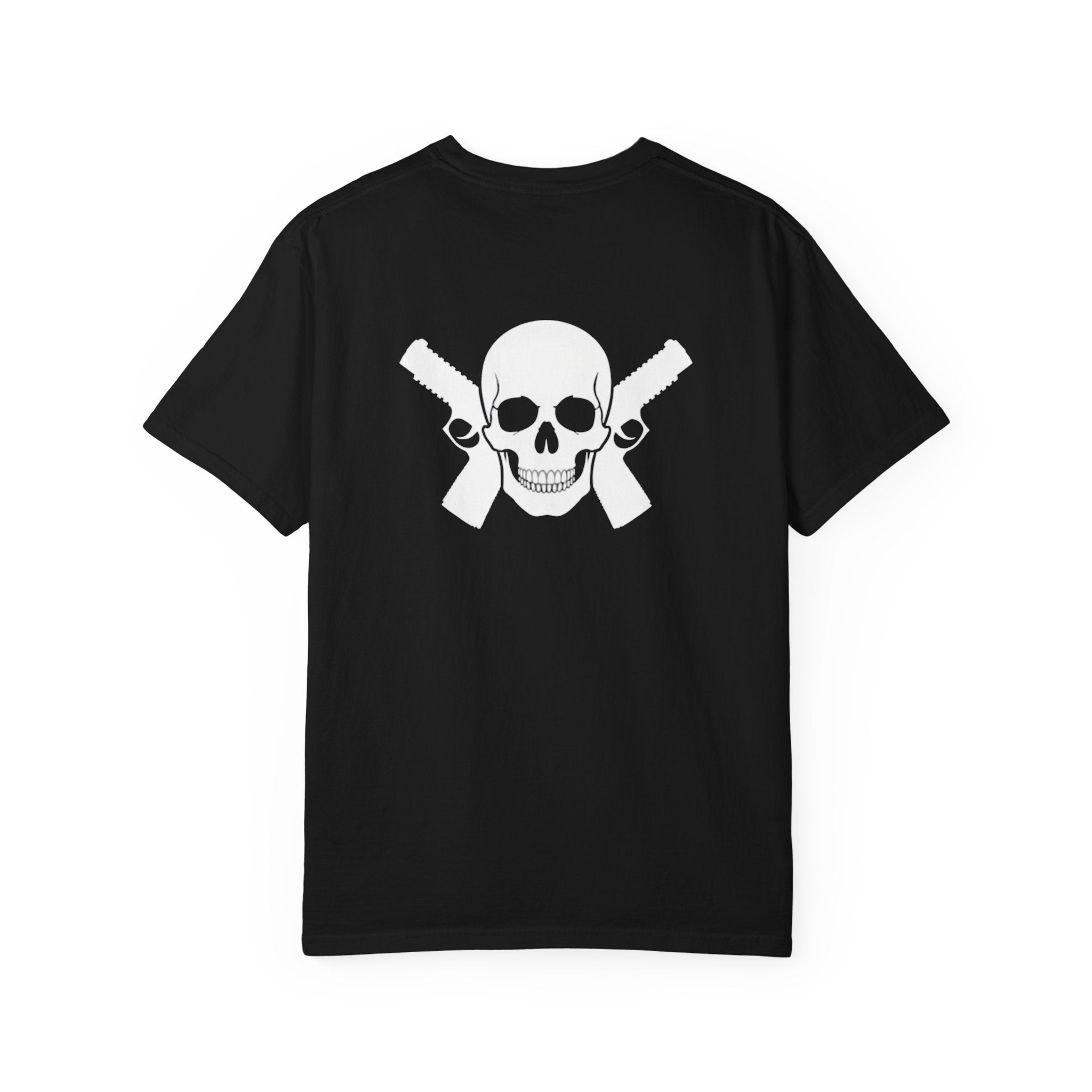 Alwayz Packin Metal Print Front/ Skull and Bones in back