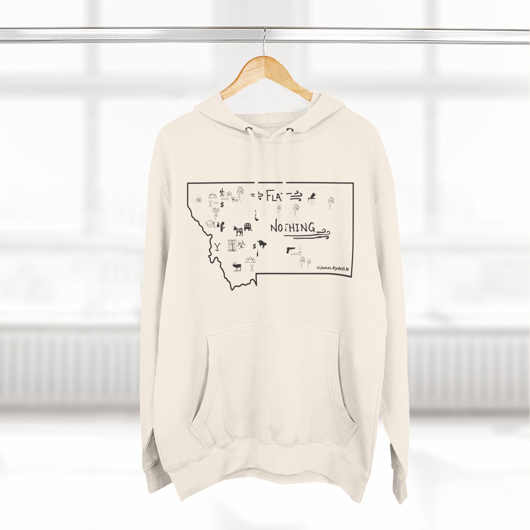 The Real Montana Map Pullover