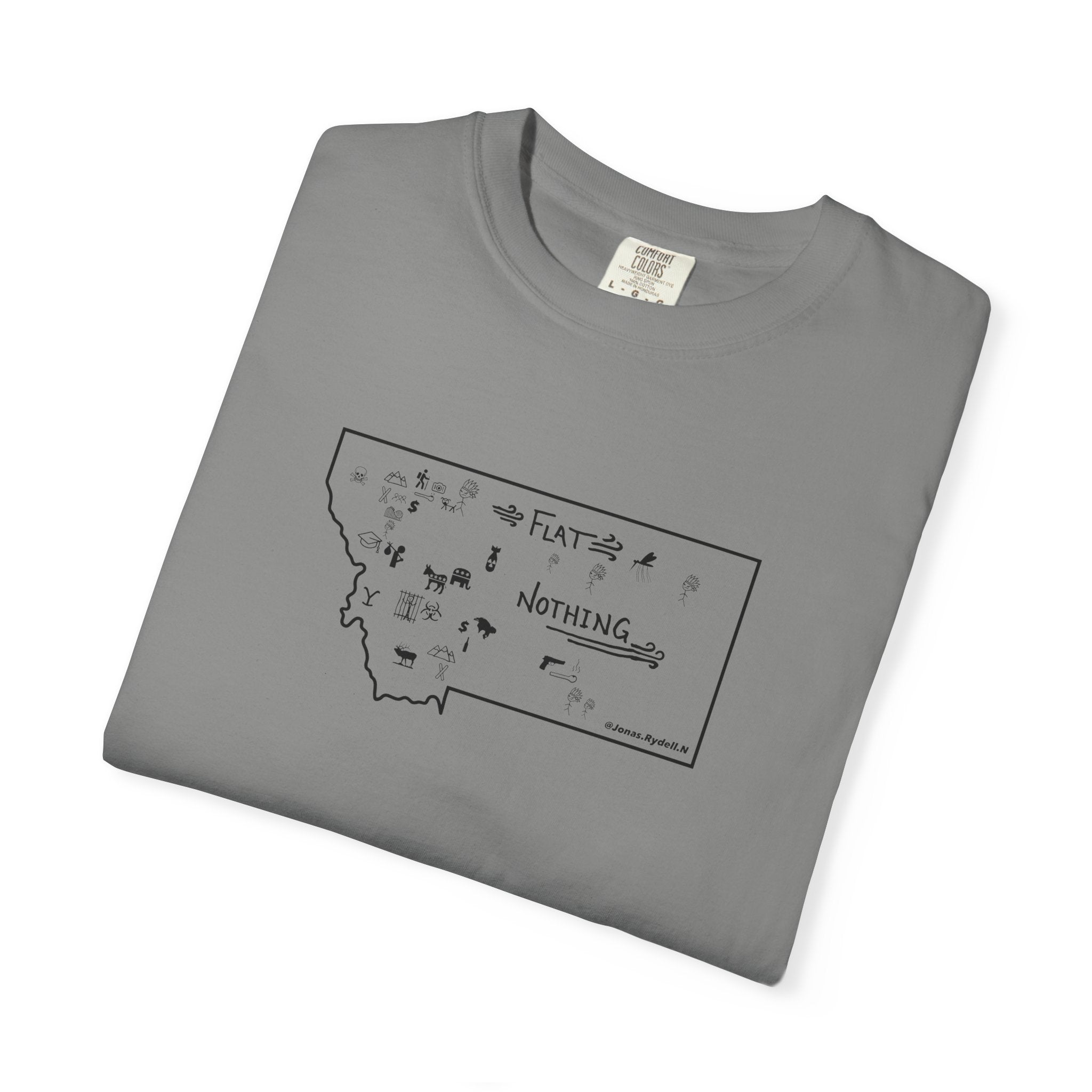 Montana Map in the Front and Alwayz Packin in the Back!  Best Seller