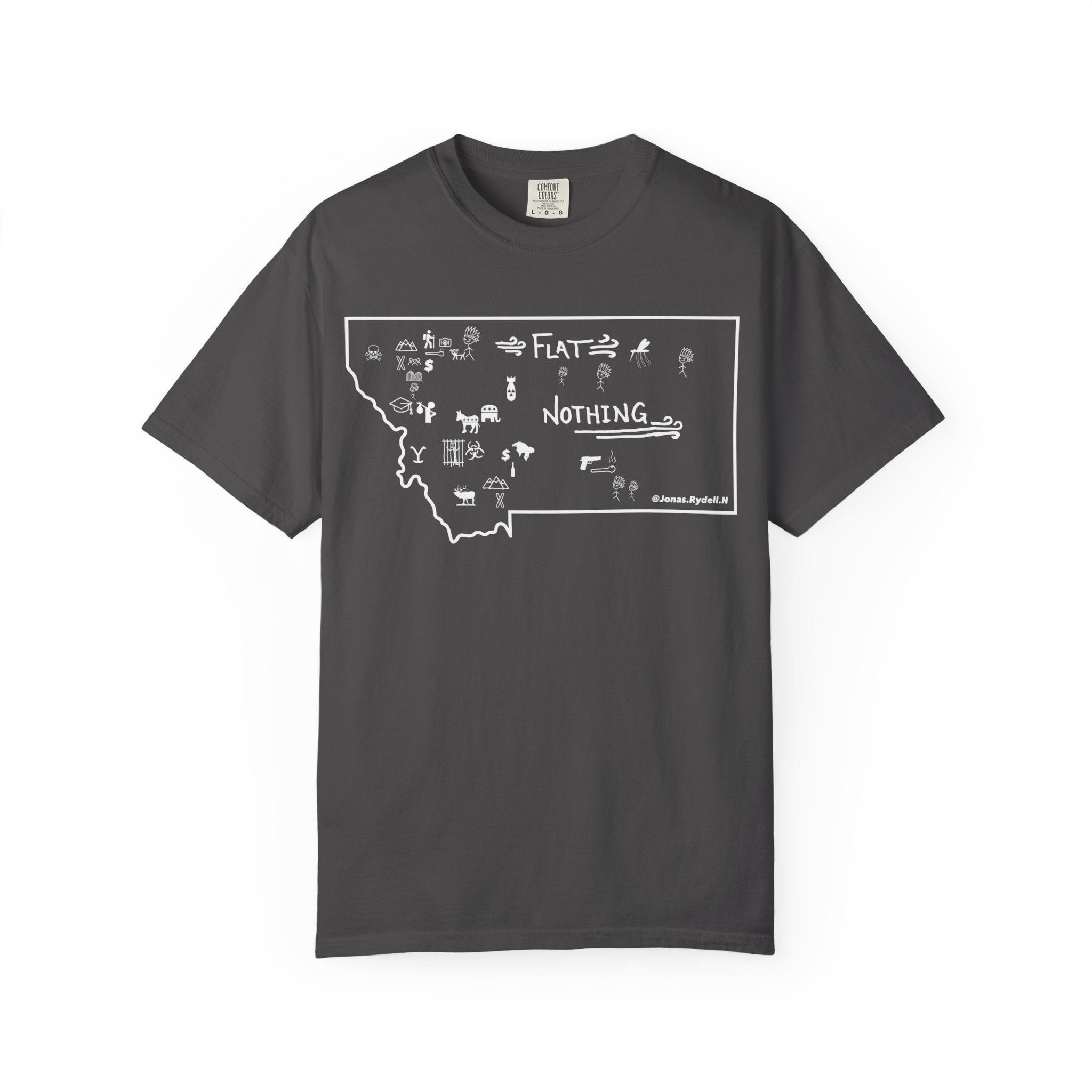 The Real Montana Map T-Shirt