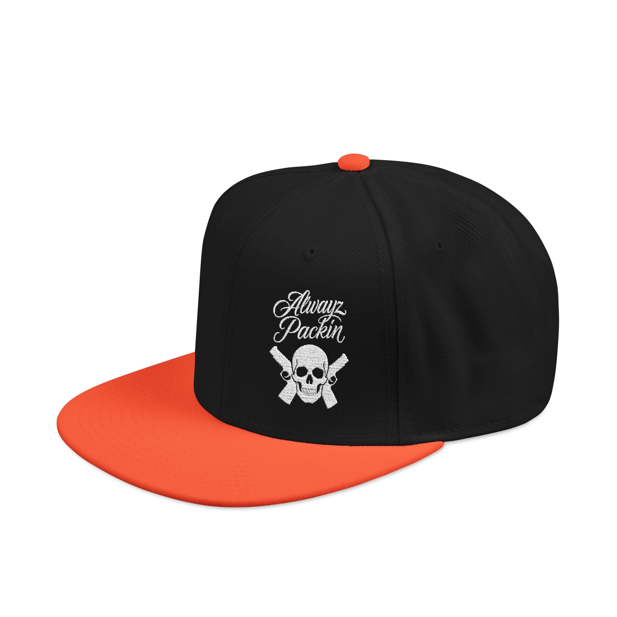 Embroidered Alwayz Packin Flat Bill