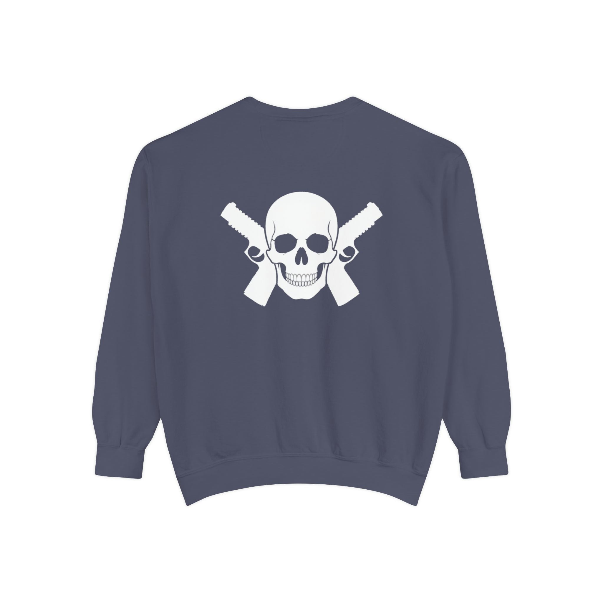Alwayz Packin Front/ Skull and Guns Back Sweatshirt