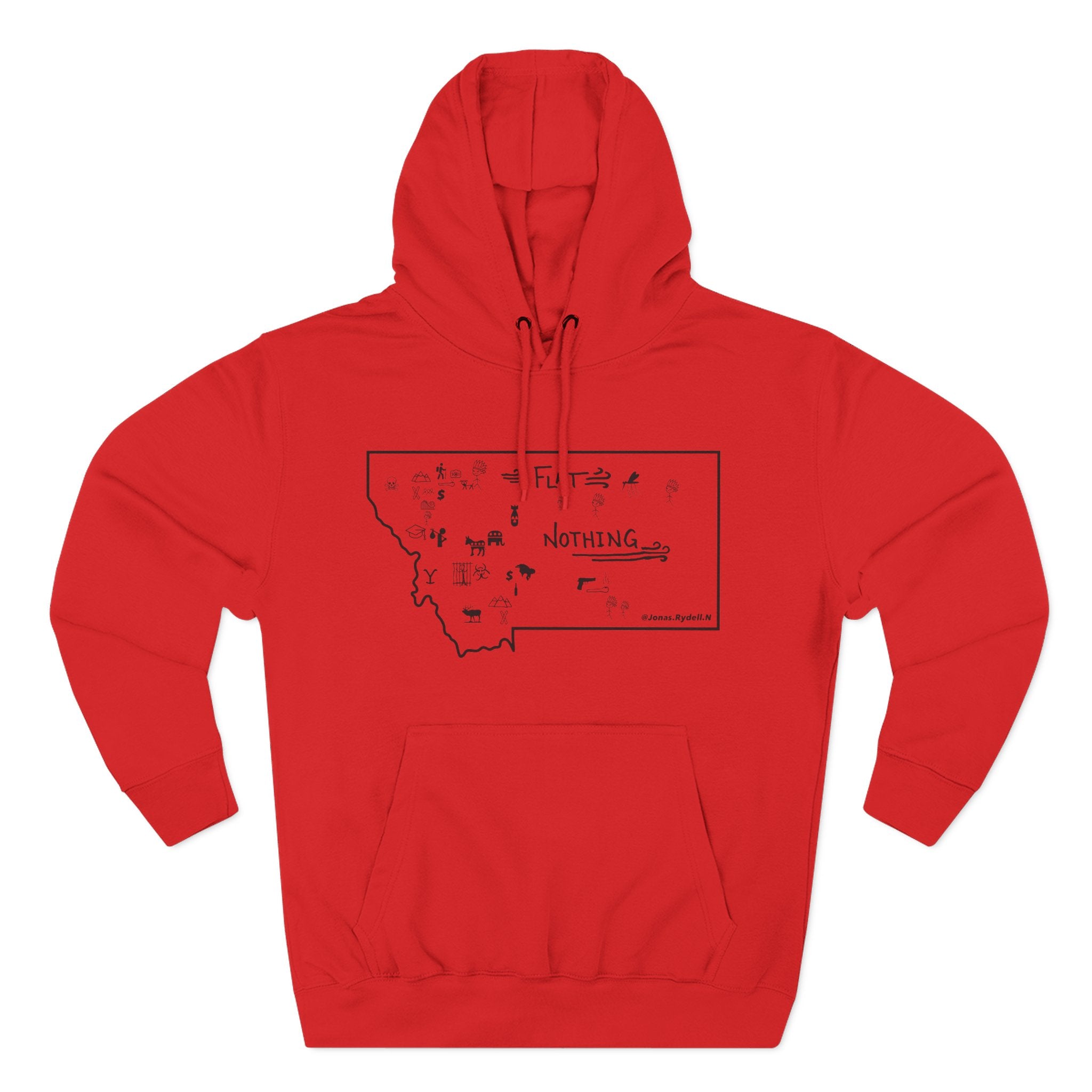 The Real Montana Map Pullover