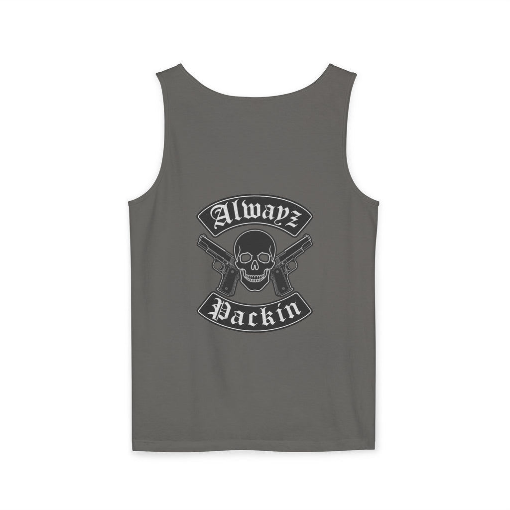 Alwayz Packin Front/ Skull Rocker Back