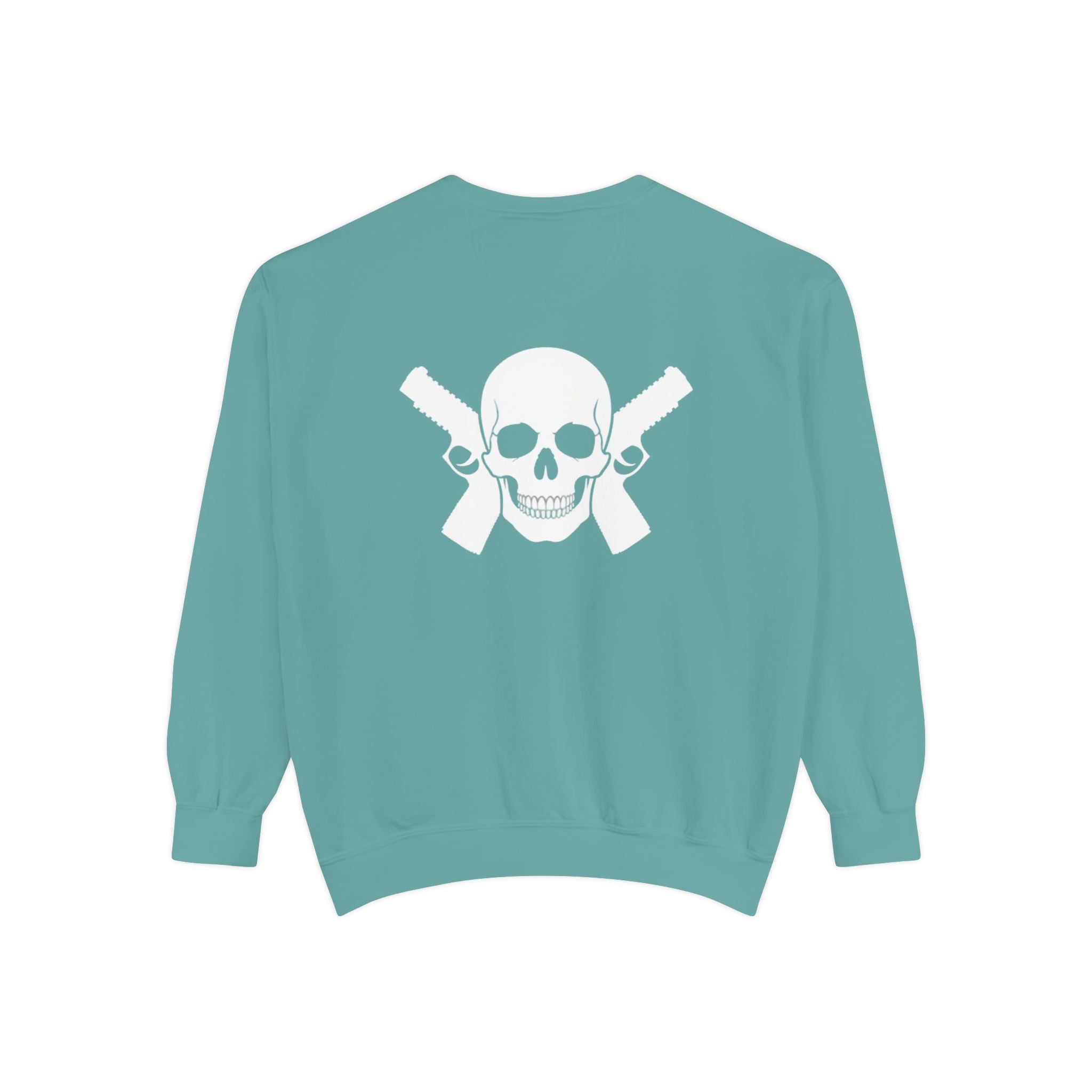 Alwayz Packin Front/ Skull and Guns Back Sweatshirt