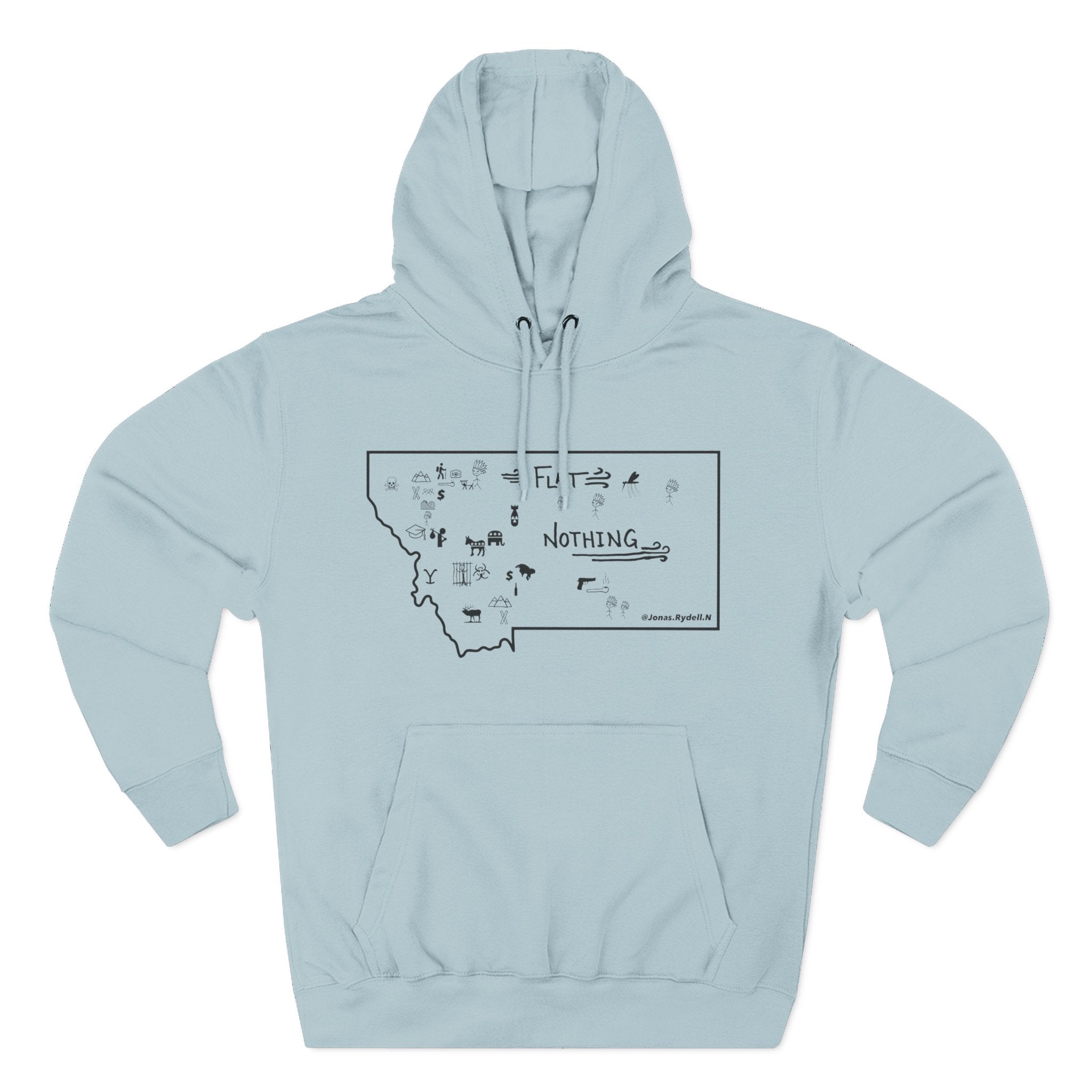 The Real Montana Map Pullover