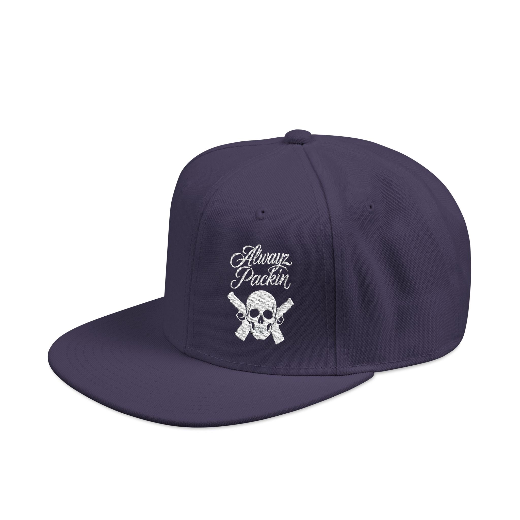 Embroidered Alwayz Packin Flat Bill