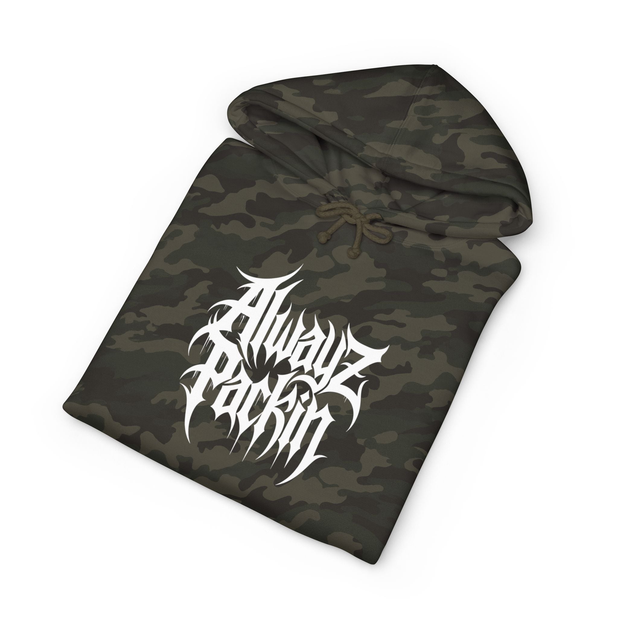 Alwayz Packin Front/ Skull and Guns back