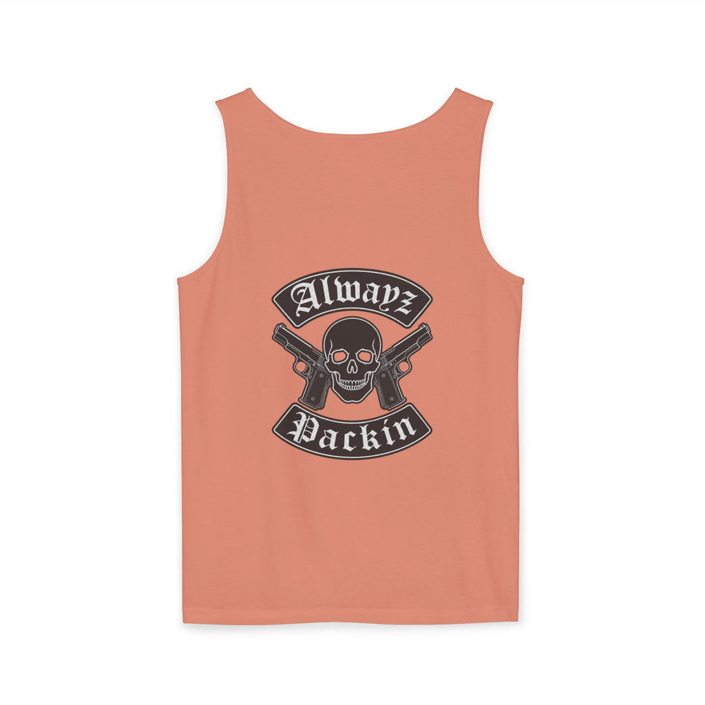 Alwayz Packin Front/ Skull Rocker Back