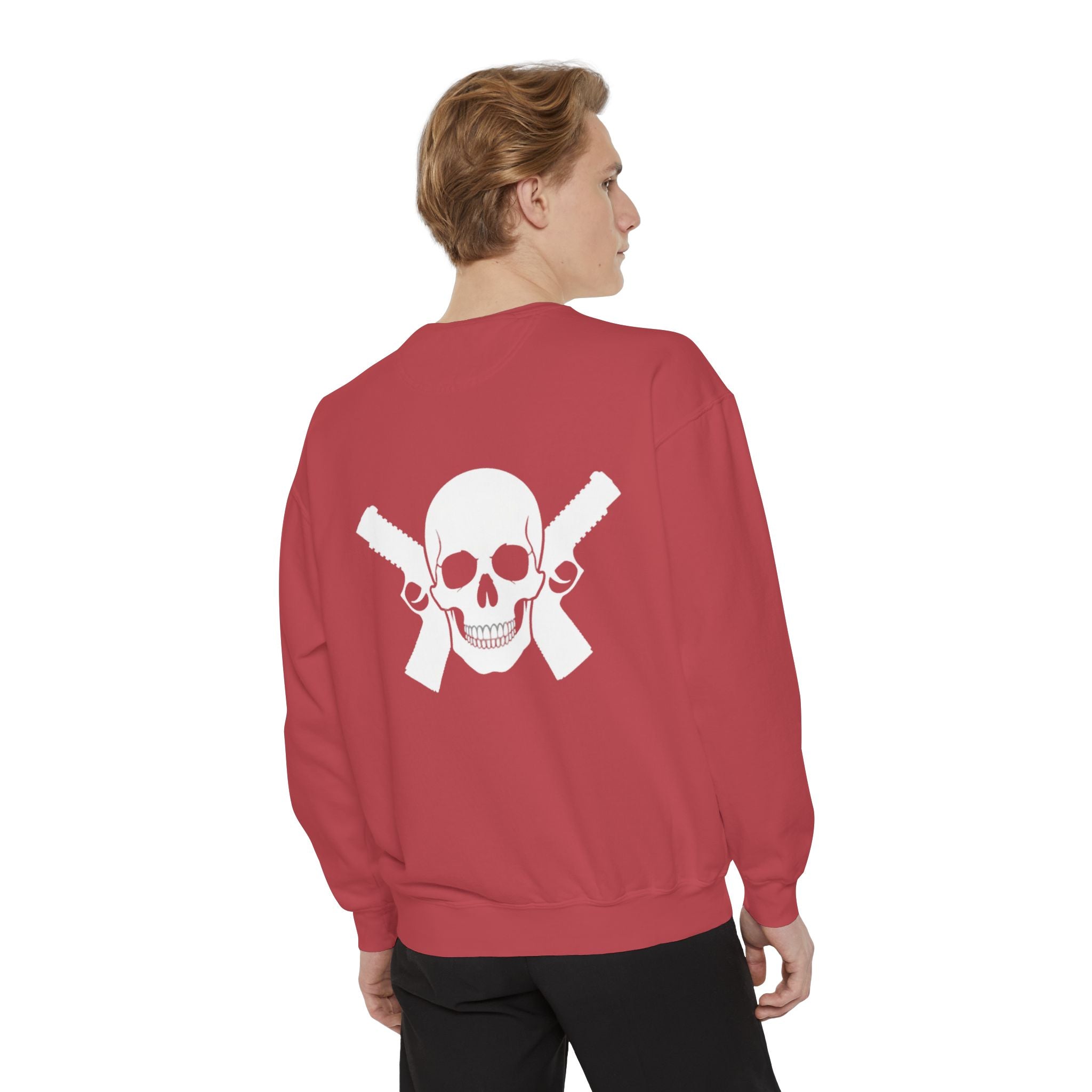 Alwayz Packin Front/ Skull Guns Back Sweatshirt