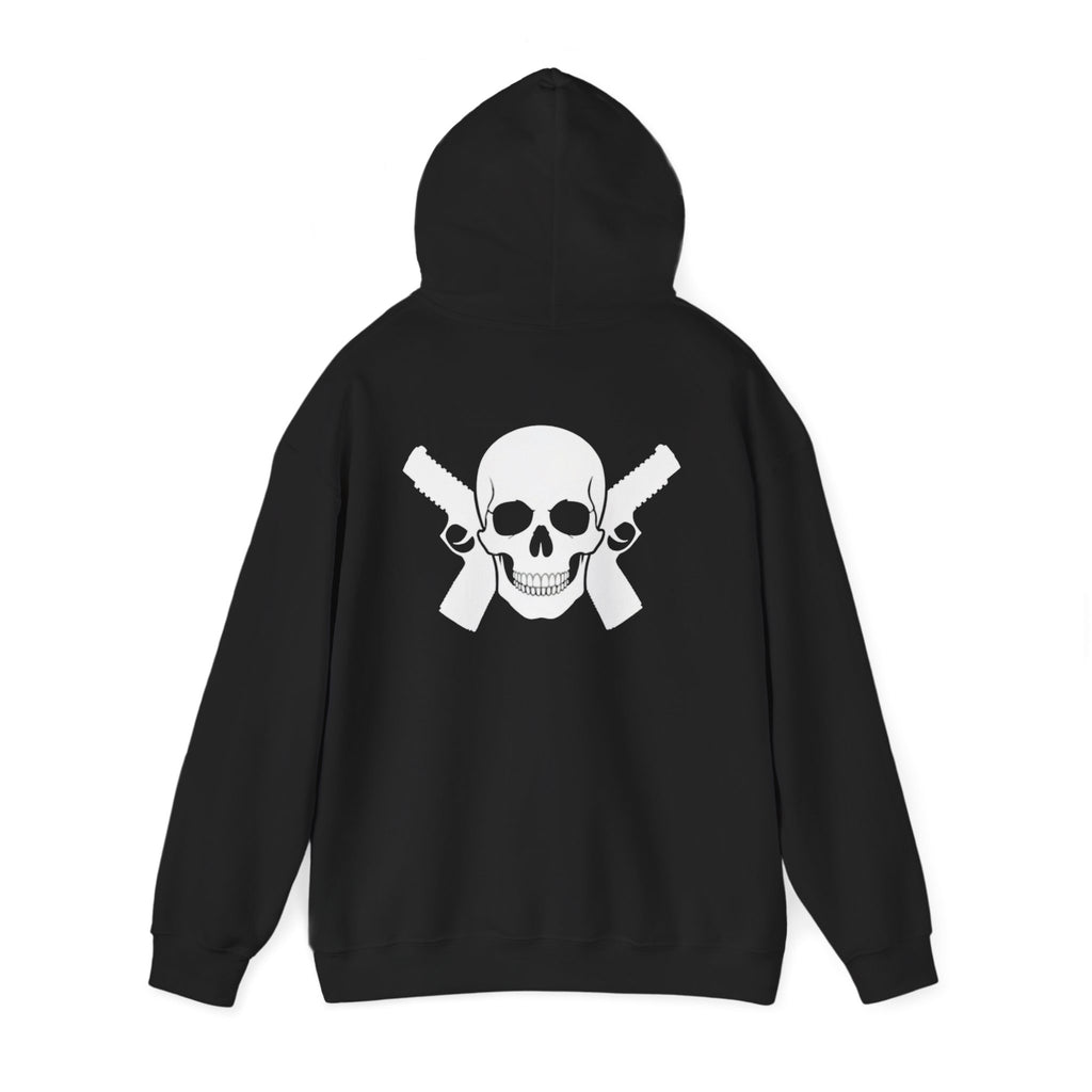 Alwayz packin Front/ Skull and guns back