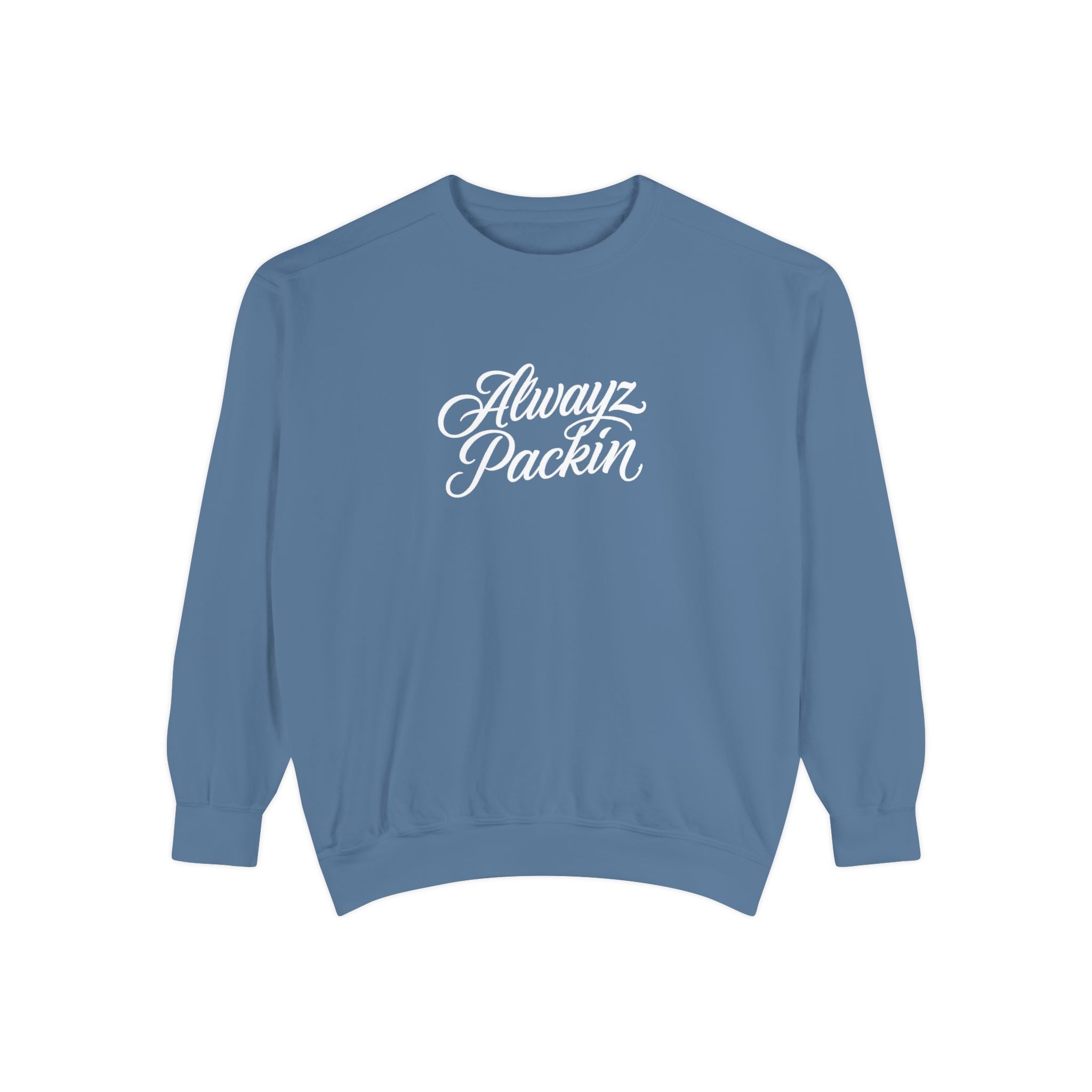 Alwayz Packin Front/ Skull and Guns Back Sweatshirt