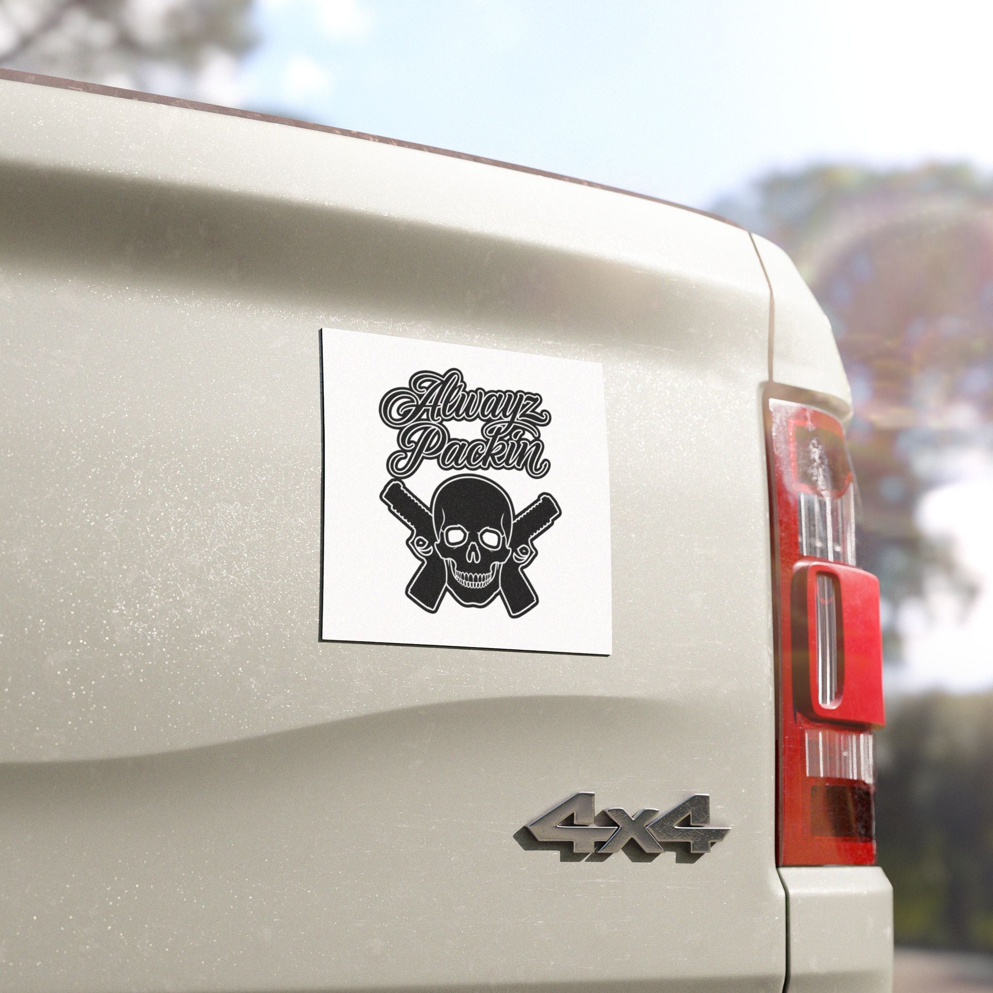 Alwayz Packin Car Magnet