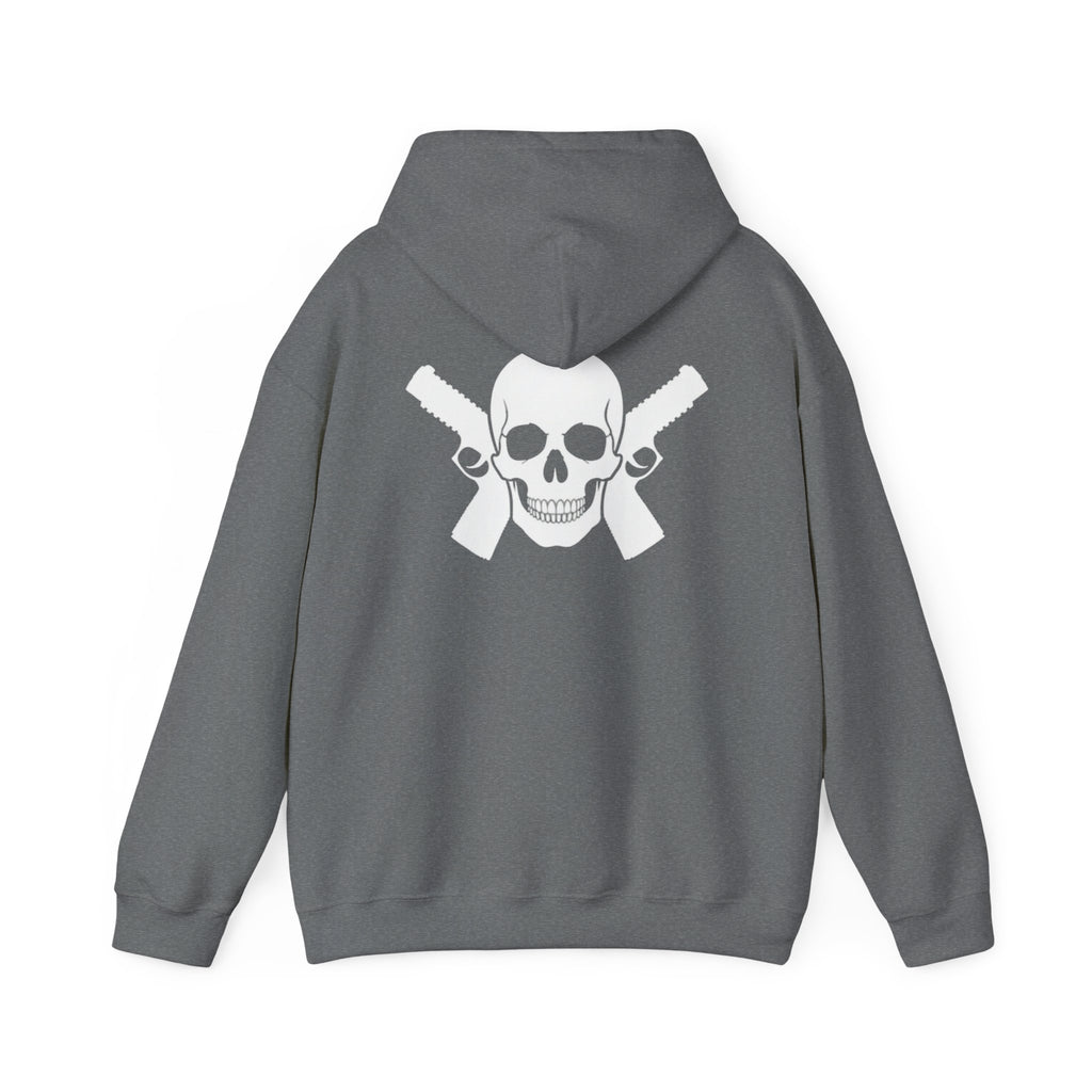 Alwayz packin Front/ Skull and guns back