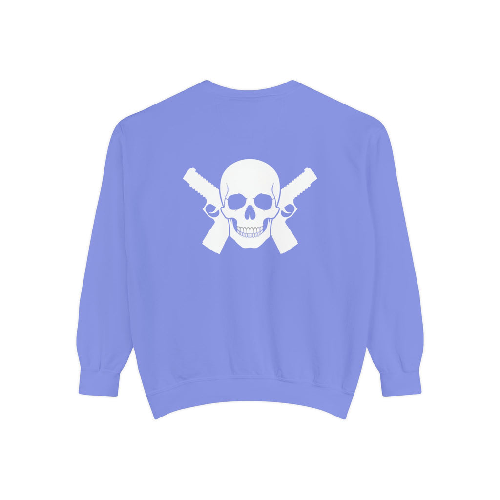 Alwayz Packin Front/ Skull and Guns Back Sweatshirt