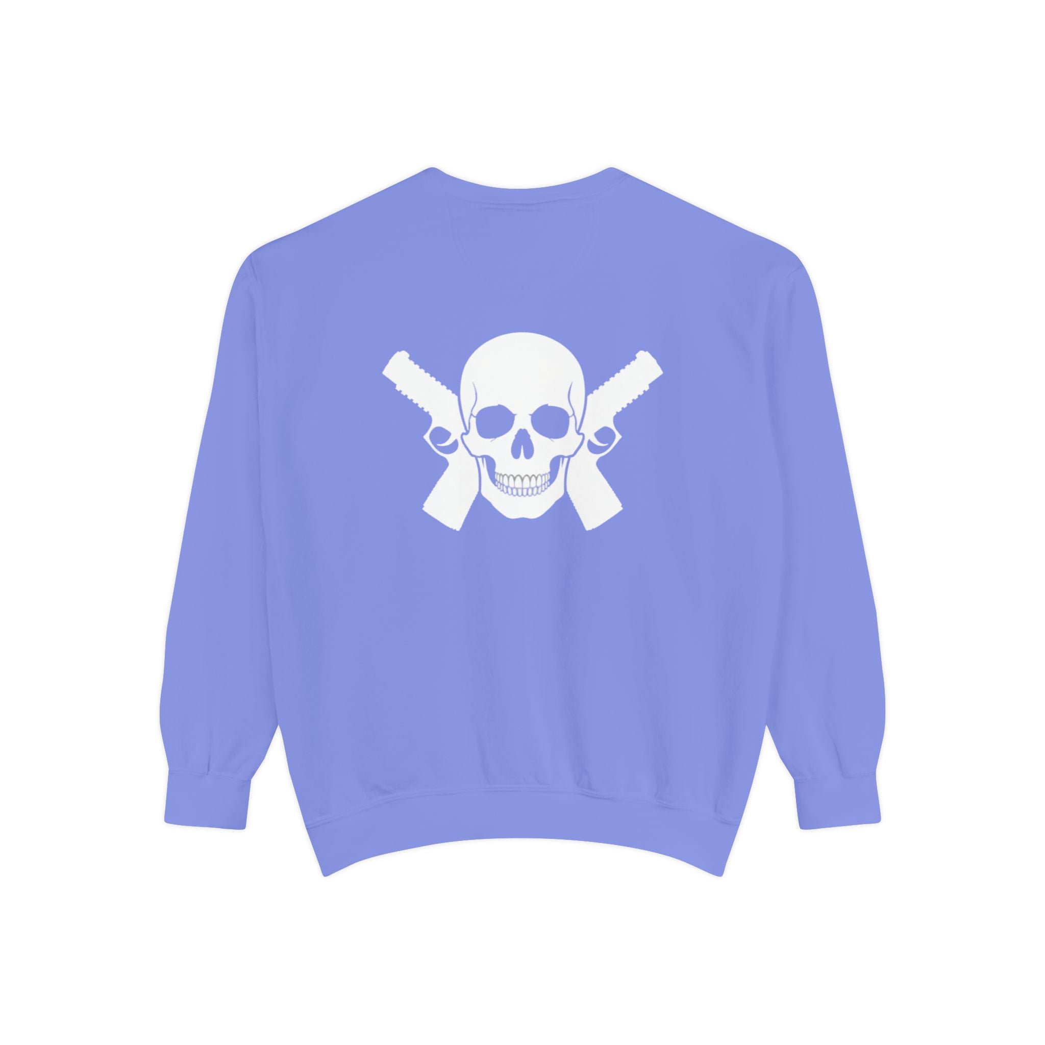Alwayz Packin Front/ Skull and Guns Back Sweatshirt
