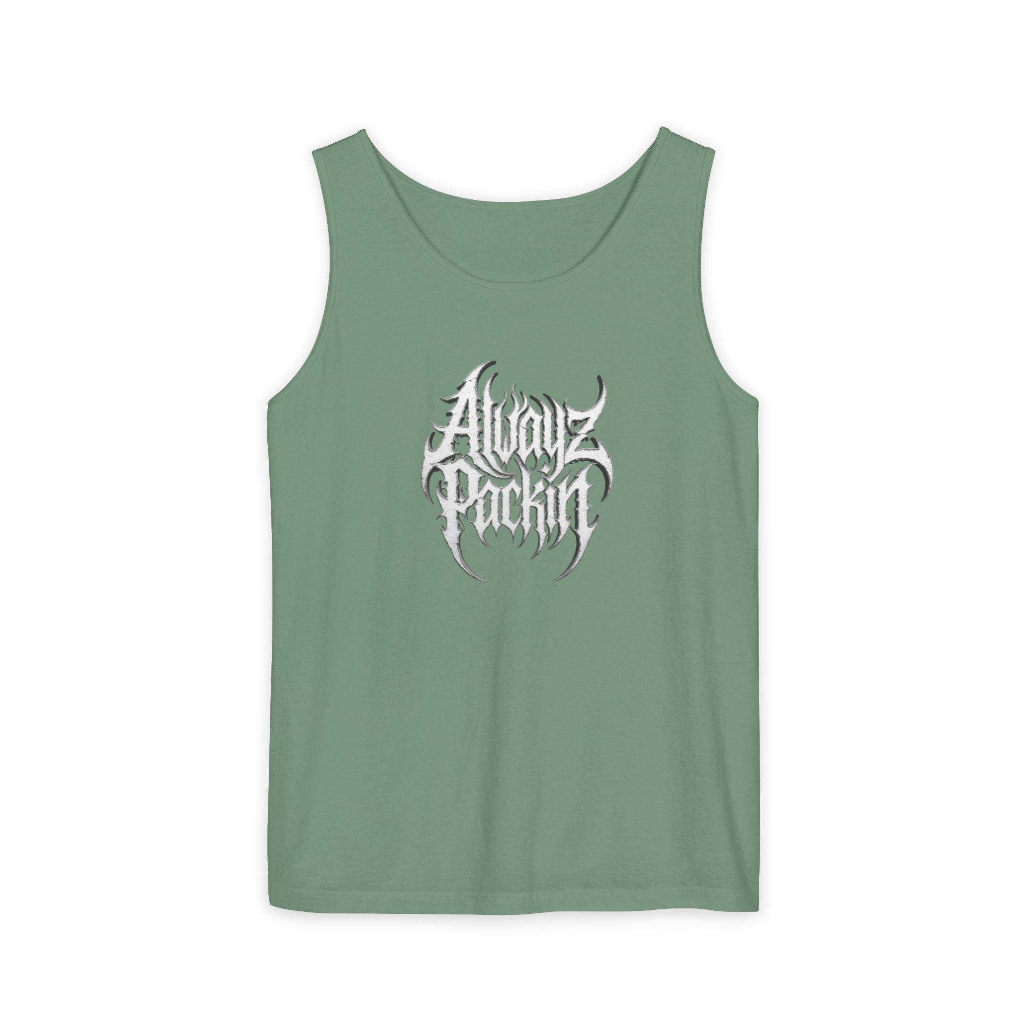Alwayz Packin Heavy Metal Print Tank Top!