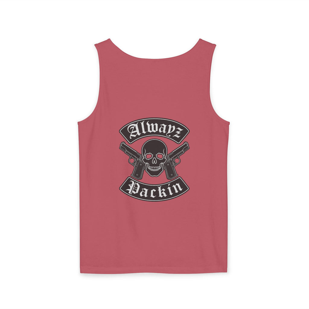 Alwayz Packin Front/ Skull Rocker Back