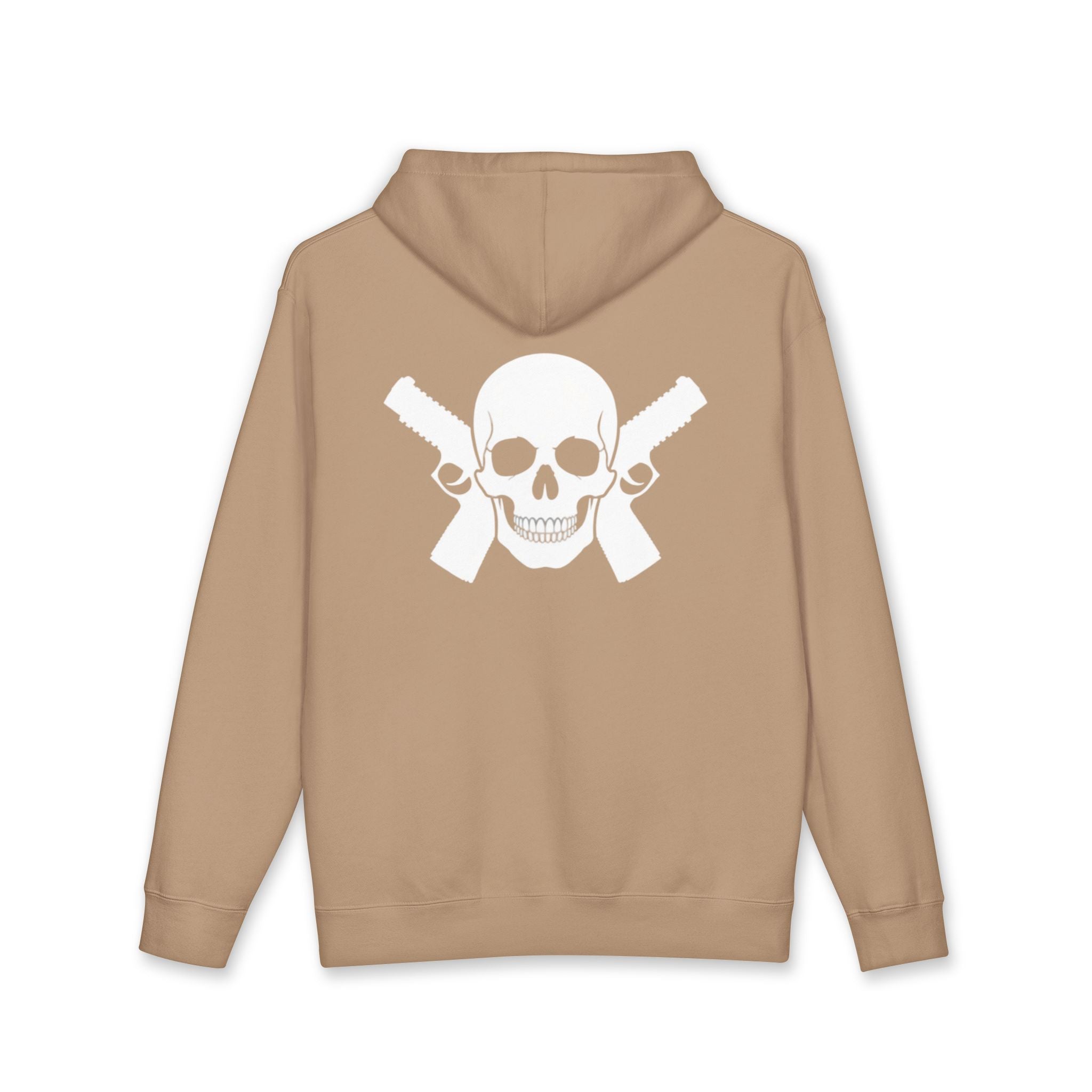 Alwayz Packin Front/ Skull and Guns back