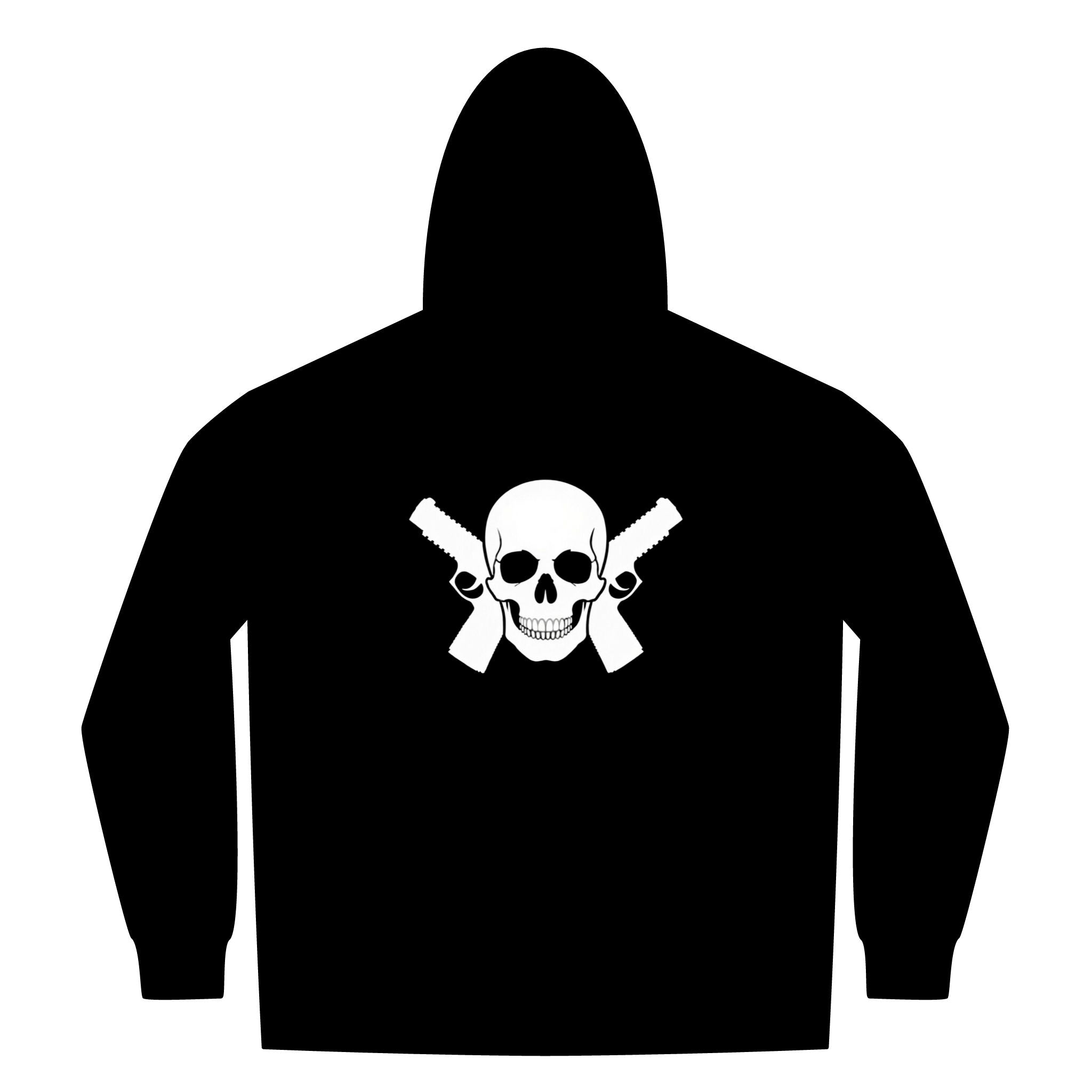 Alwayz Packin Front Zip/ Skull and Guns Back