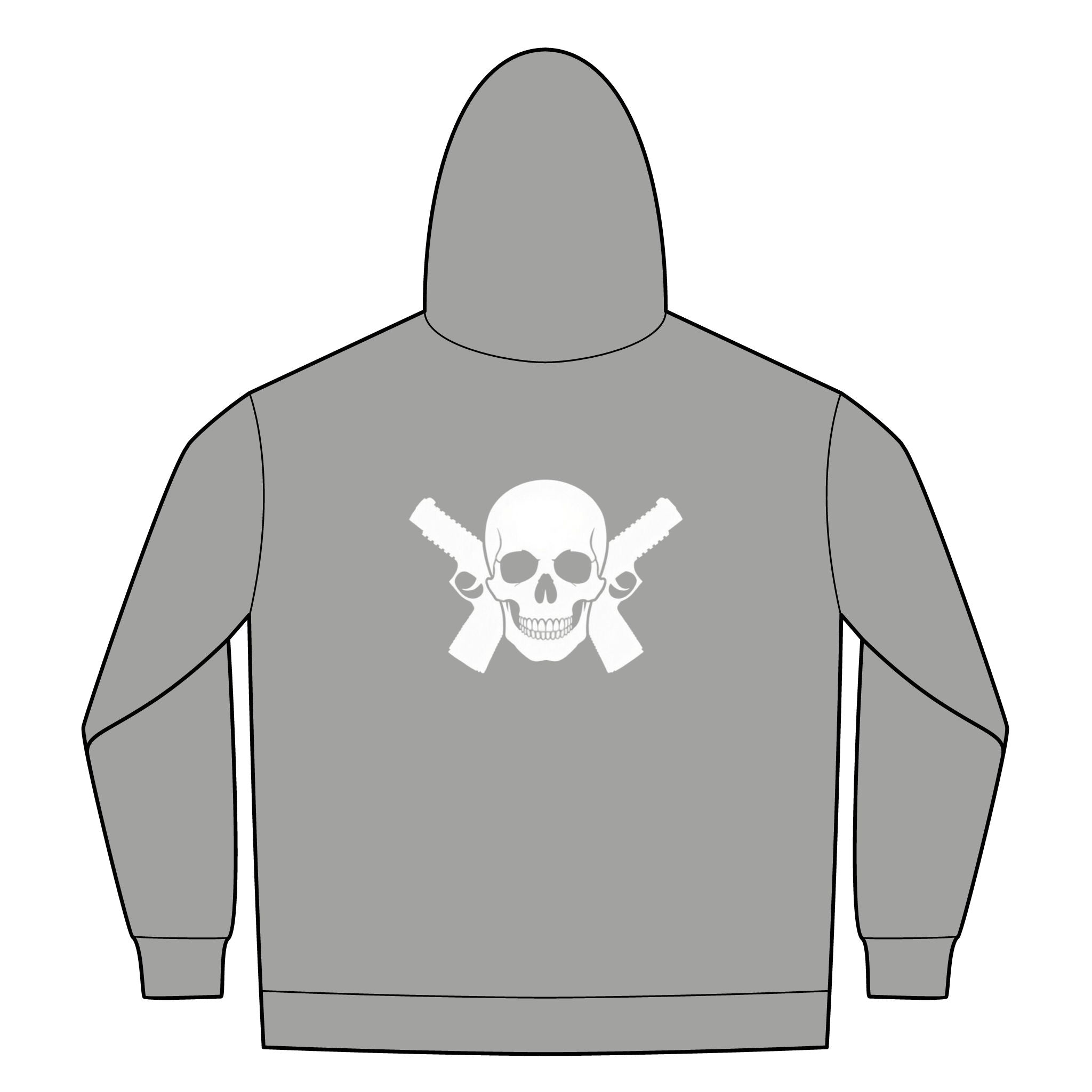 Alwayz Packin Front Zip/ Skull and Guns Back