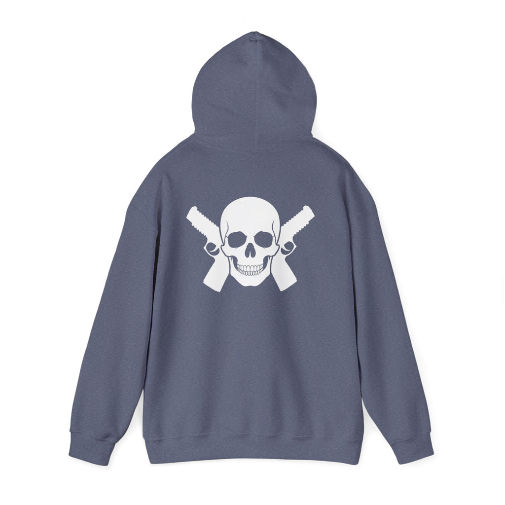 Alwayz packin Front/ Skull and guns back