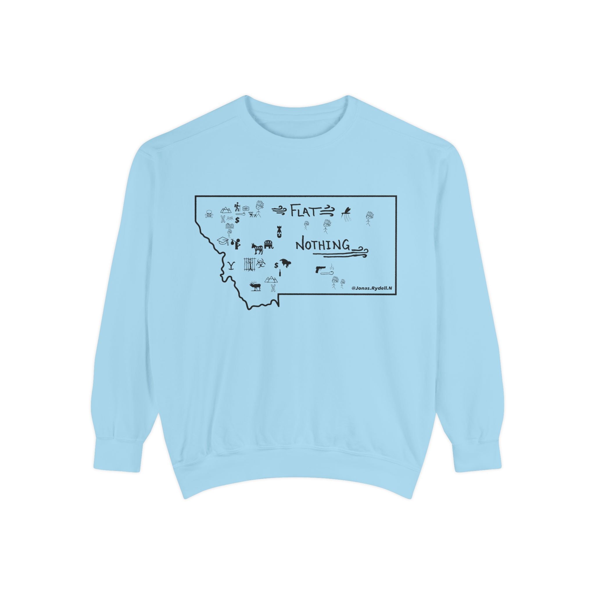 Original Montana Map Sweatshirt