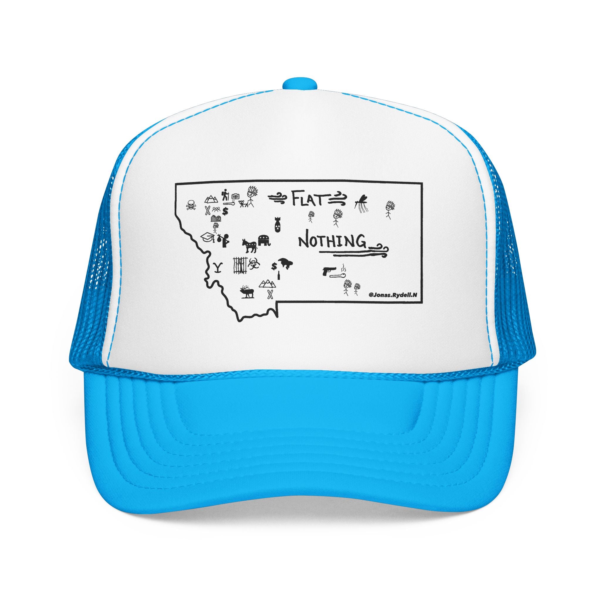 Real Montana Map Trucker Cap