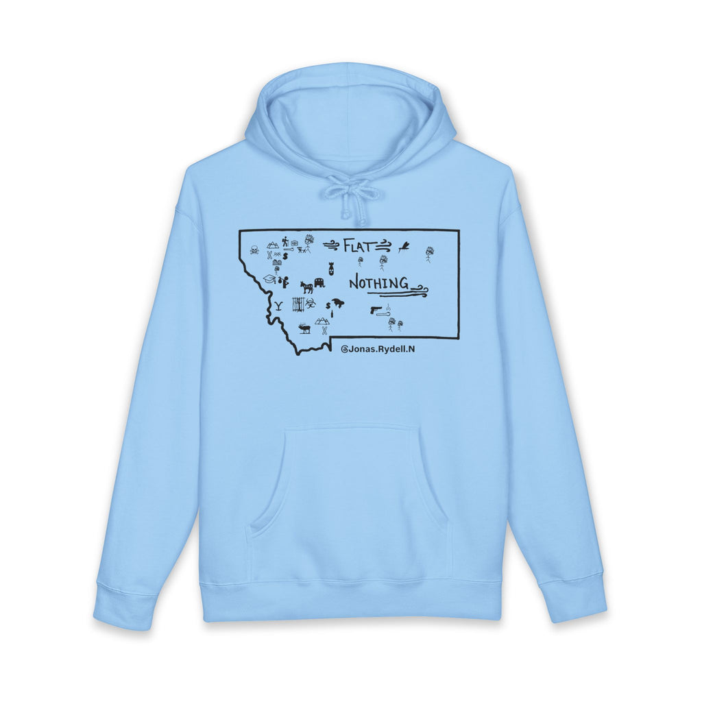 Original Montana Map Hoodie