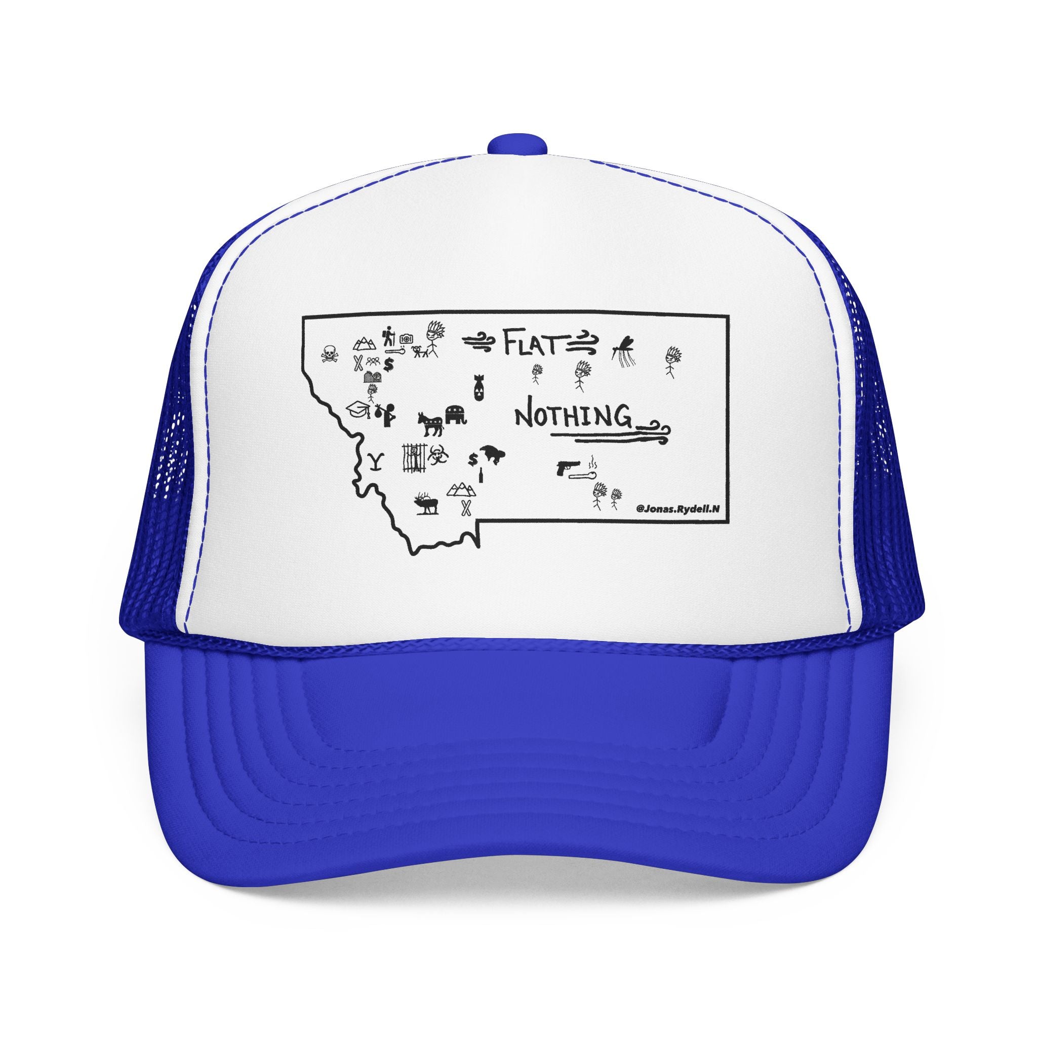 Real Montana Map Trucker Cap