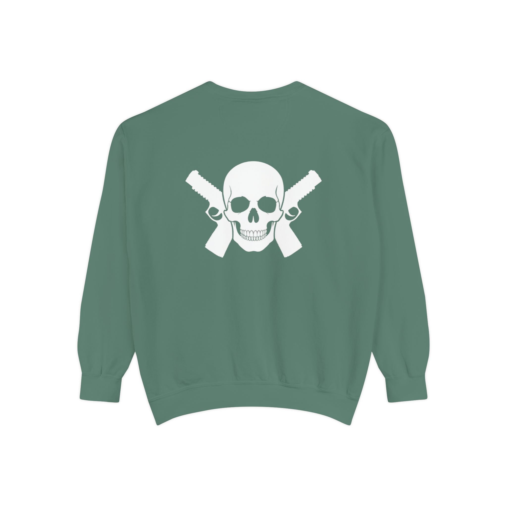 Alwayz Packin Front/ Skull and Guns Back Sweatshirt