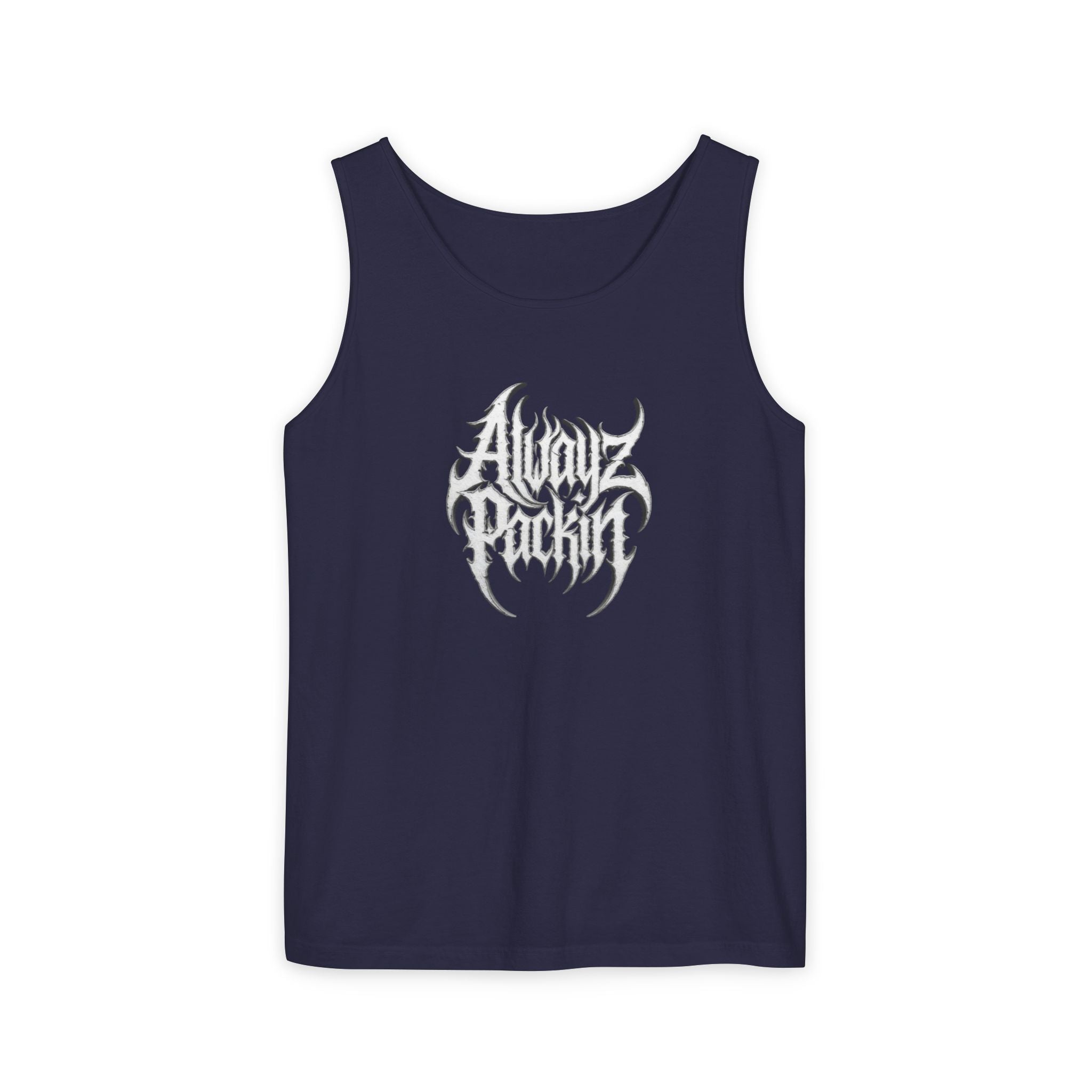 Alwayz Packin Heavy Metal Print Tank Top!