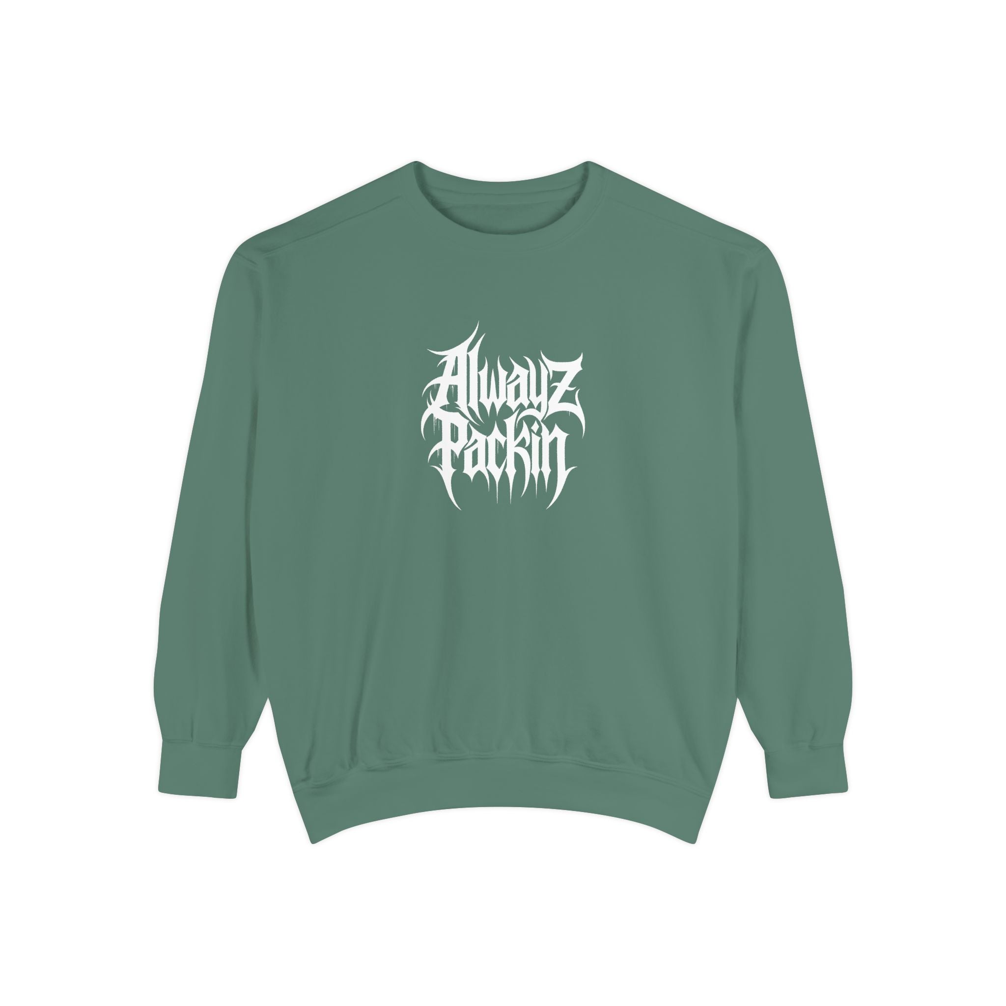 Alwayz Packin Front/ Skull Guns Back Sweatshirt