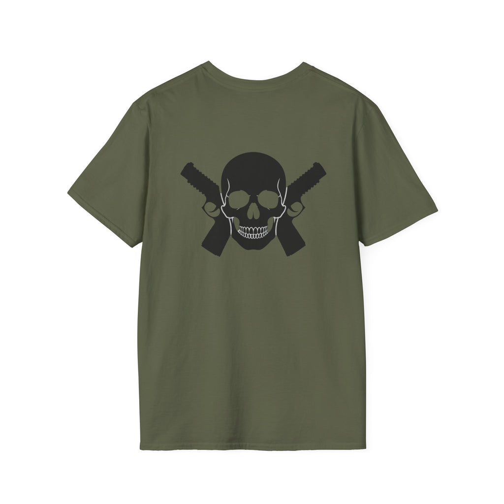 Alwayz Packin Front/ Skull cross guns back