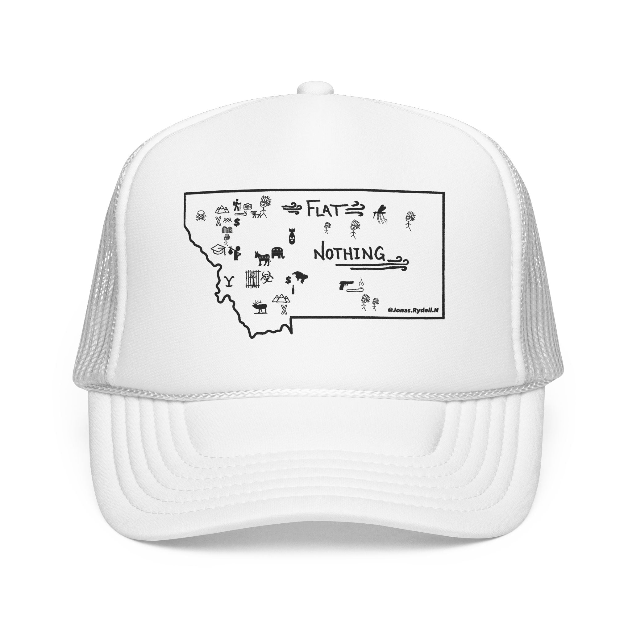 Real Montana Map Trucker Cap